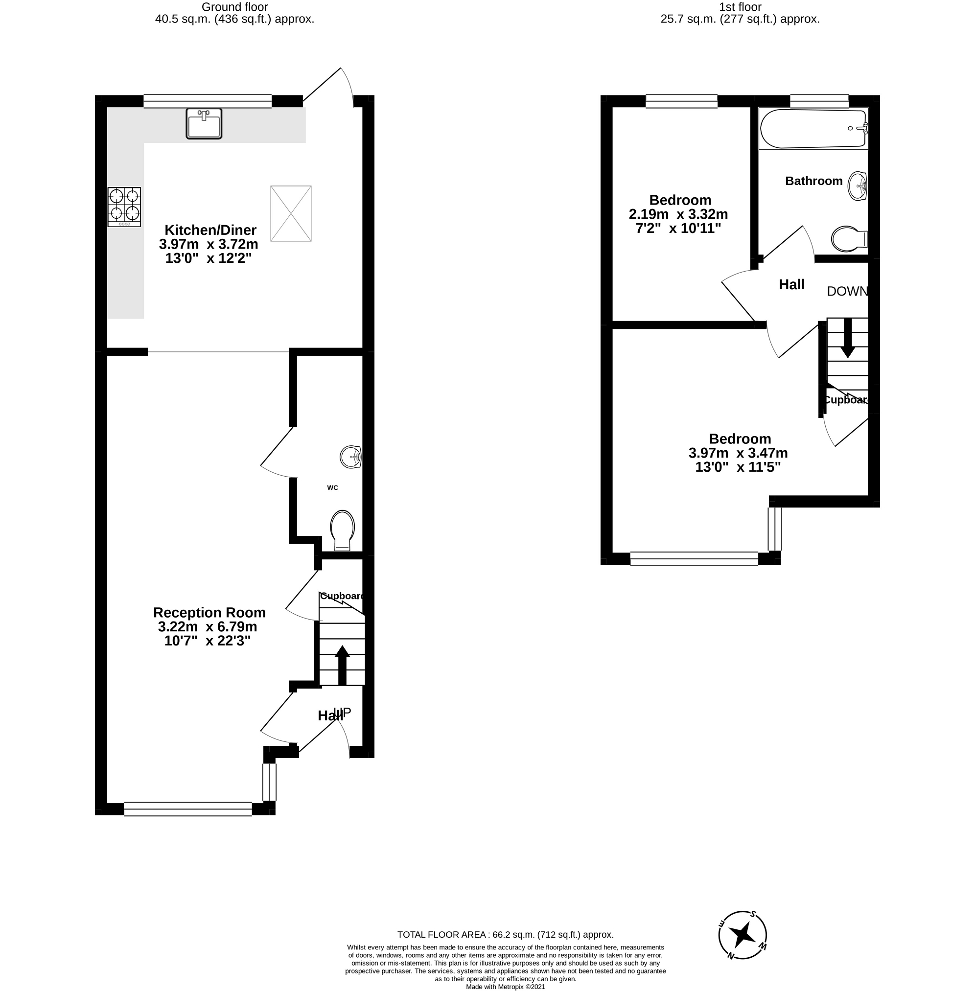 71, Hemsby Road, Chessington floorplan