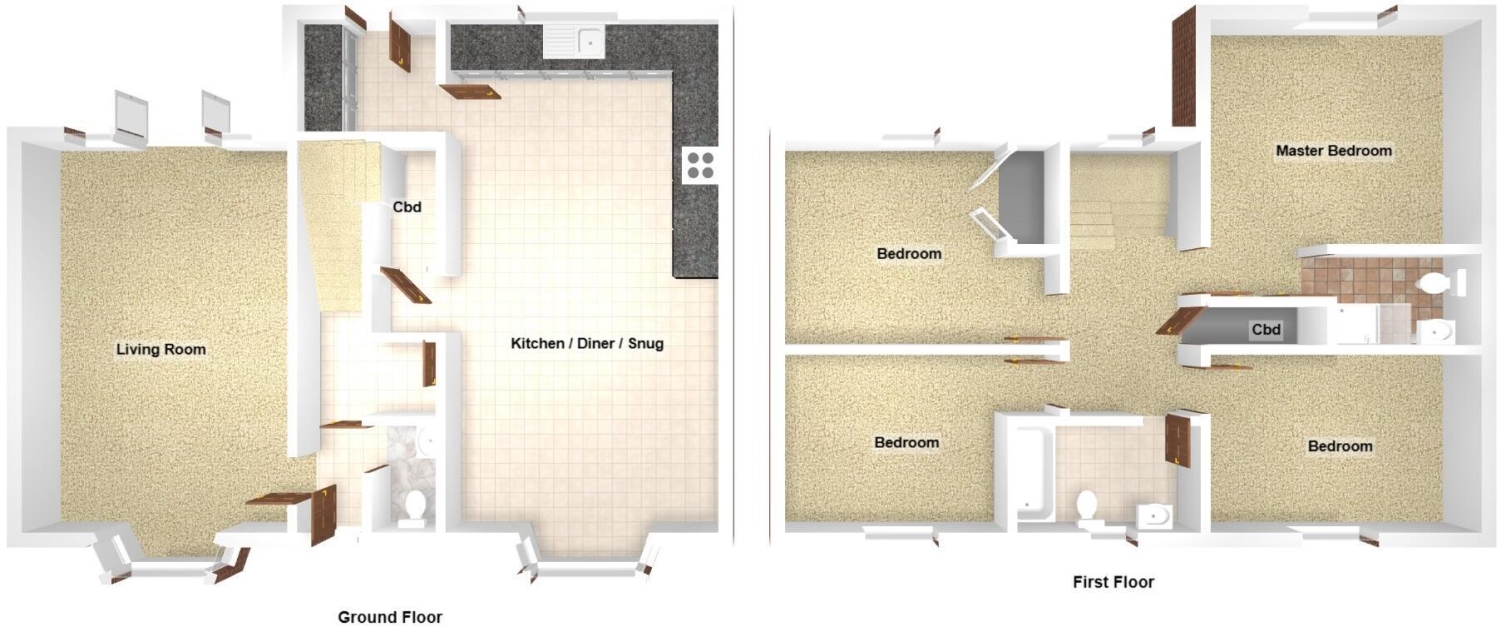 35, Bamburgh Drive, Seaham floorplan