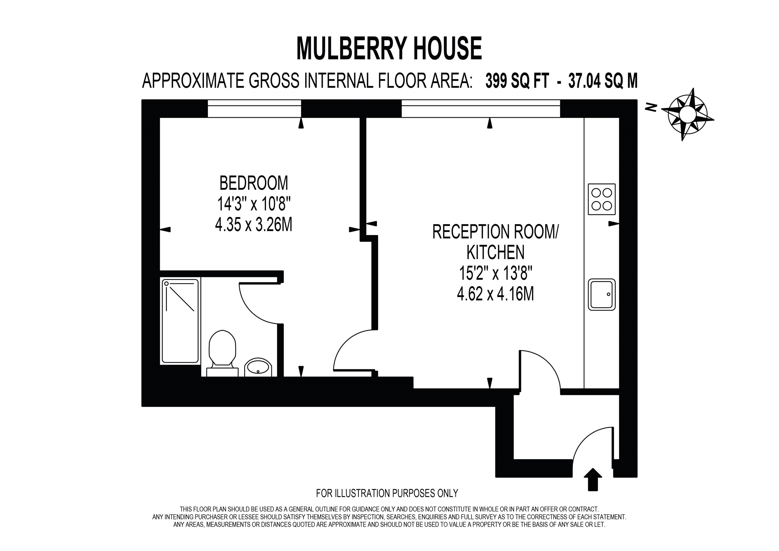 Apartment 12, Mulberry House, Station Road, Dorking floorplan