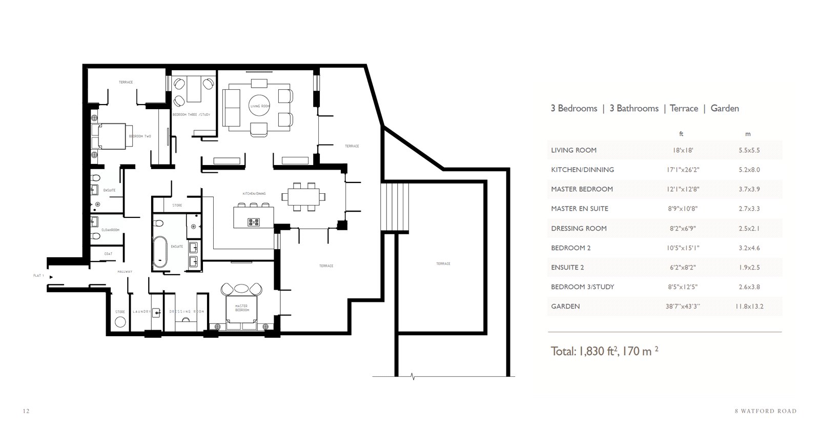 Watford Road, Radlett WD7, 3 bedroom flat for sale 58972328 PrimeLocation
