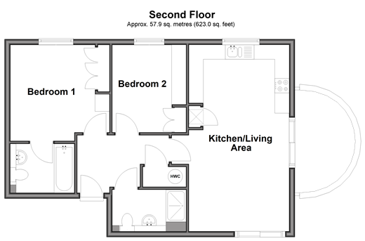 The Lakes, Larkfield, Kent floorplan