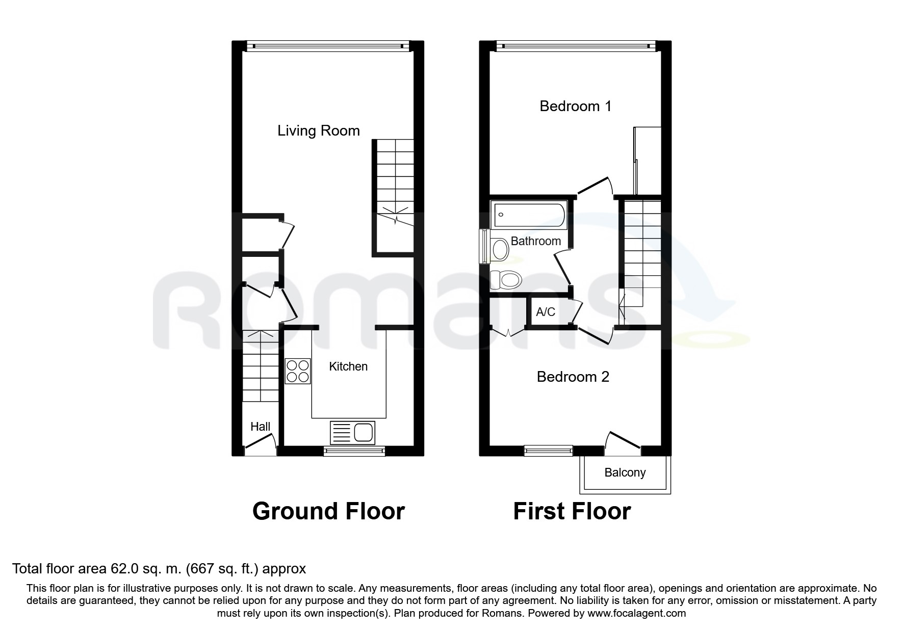 2 Bedrooms Flat to rent in Tetbury Court, Reading RG1