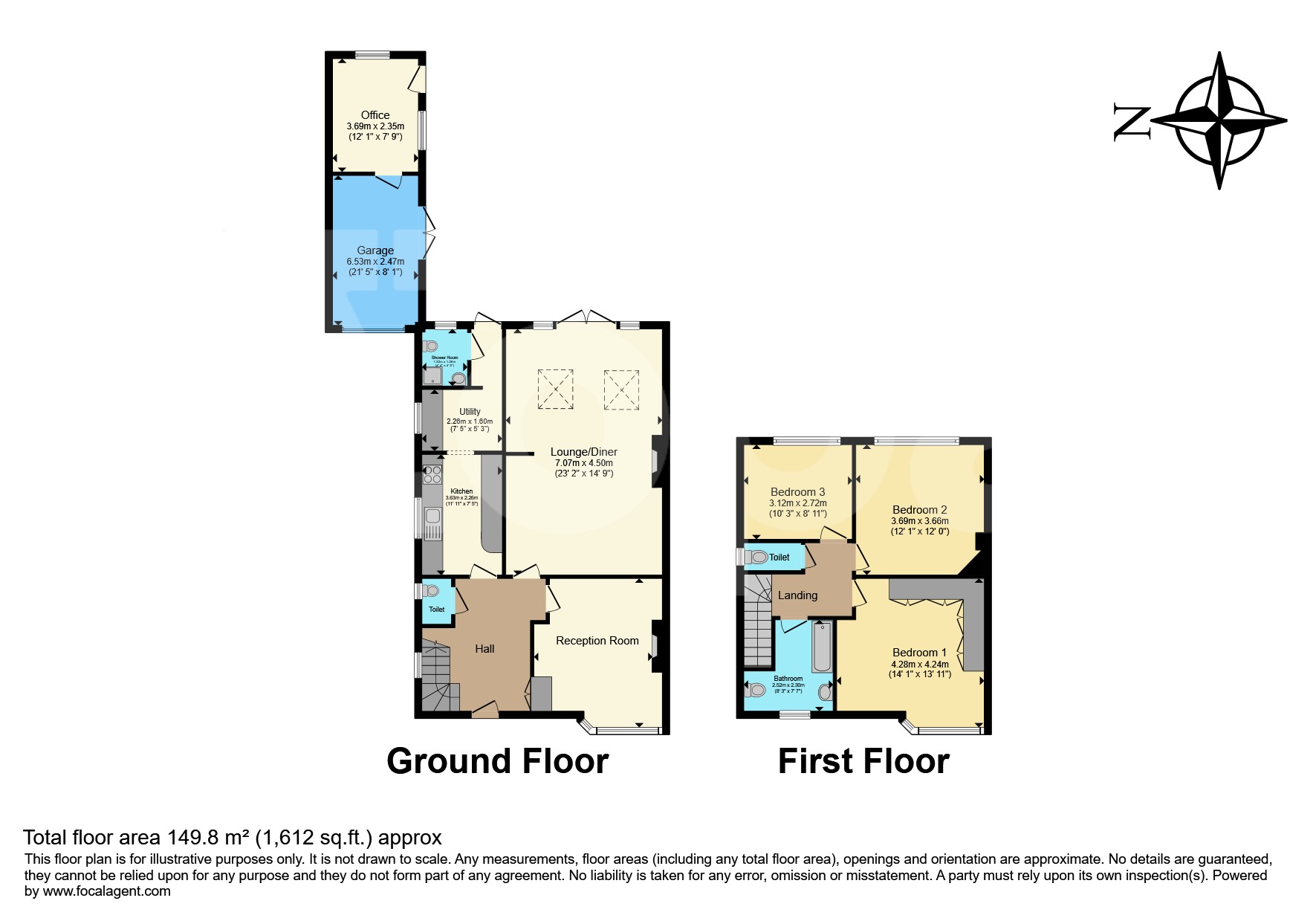 16, The Grove, Sidcup floorplan