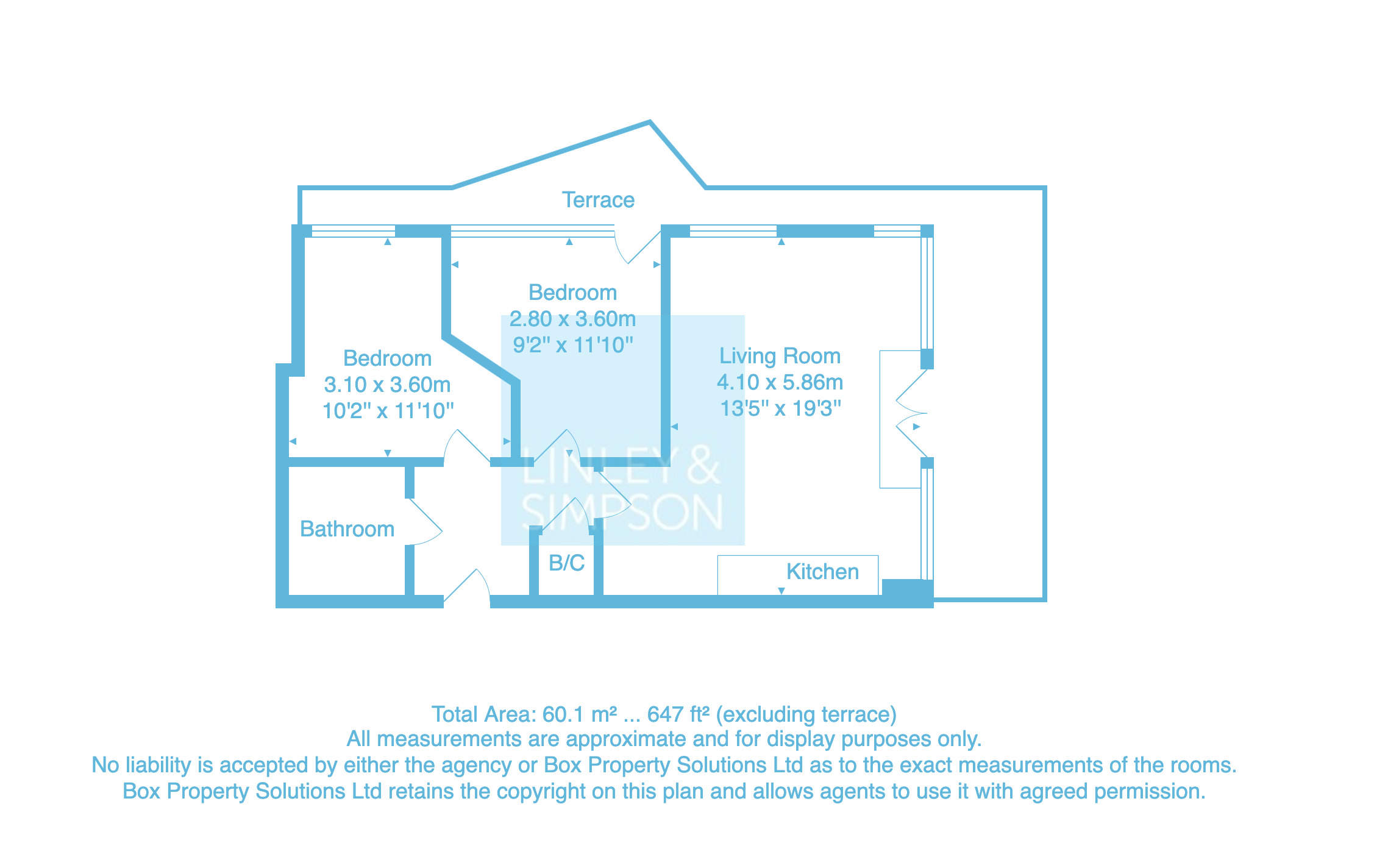 65, WATERLOO COURT, 17 HUNSLET ROAD, LEEDS floorplan