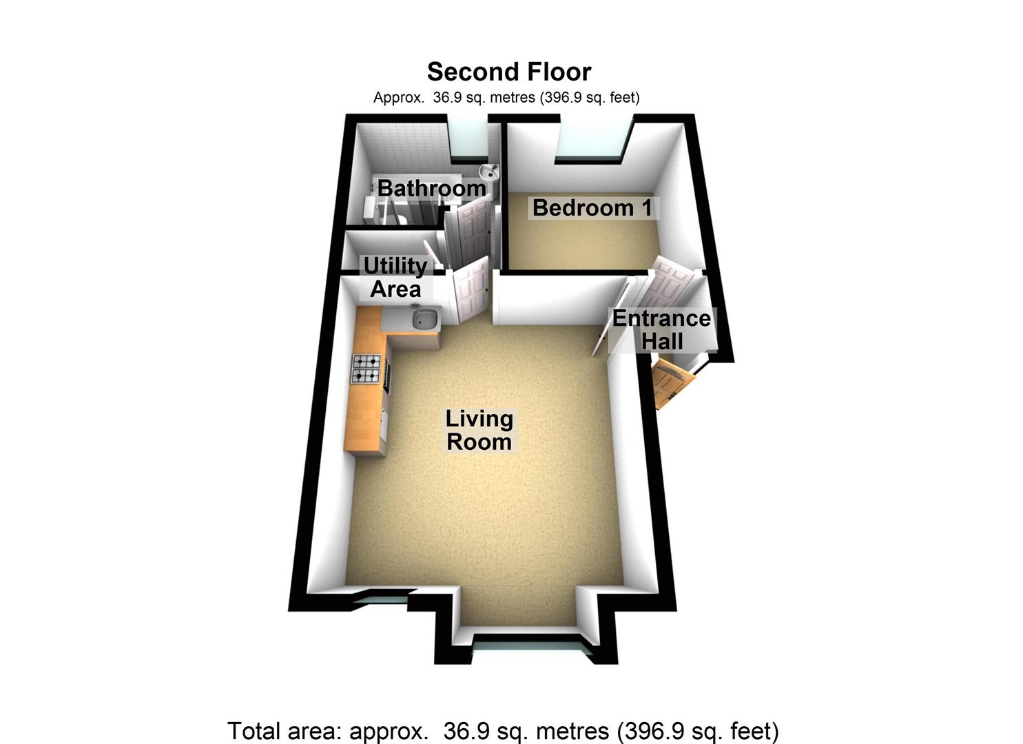1 Bedrooms Flat to rent in Ridgway Road, Luton LU2