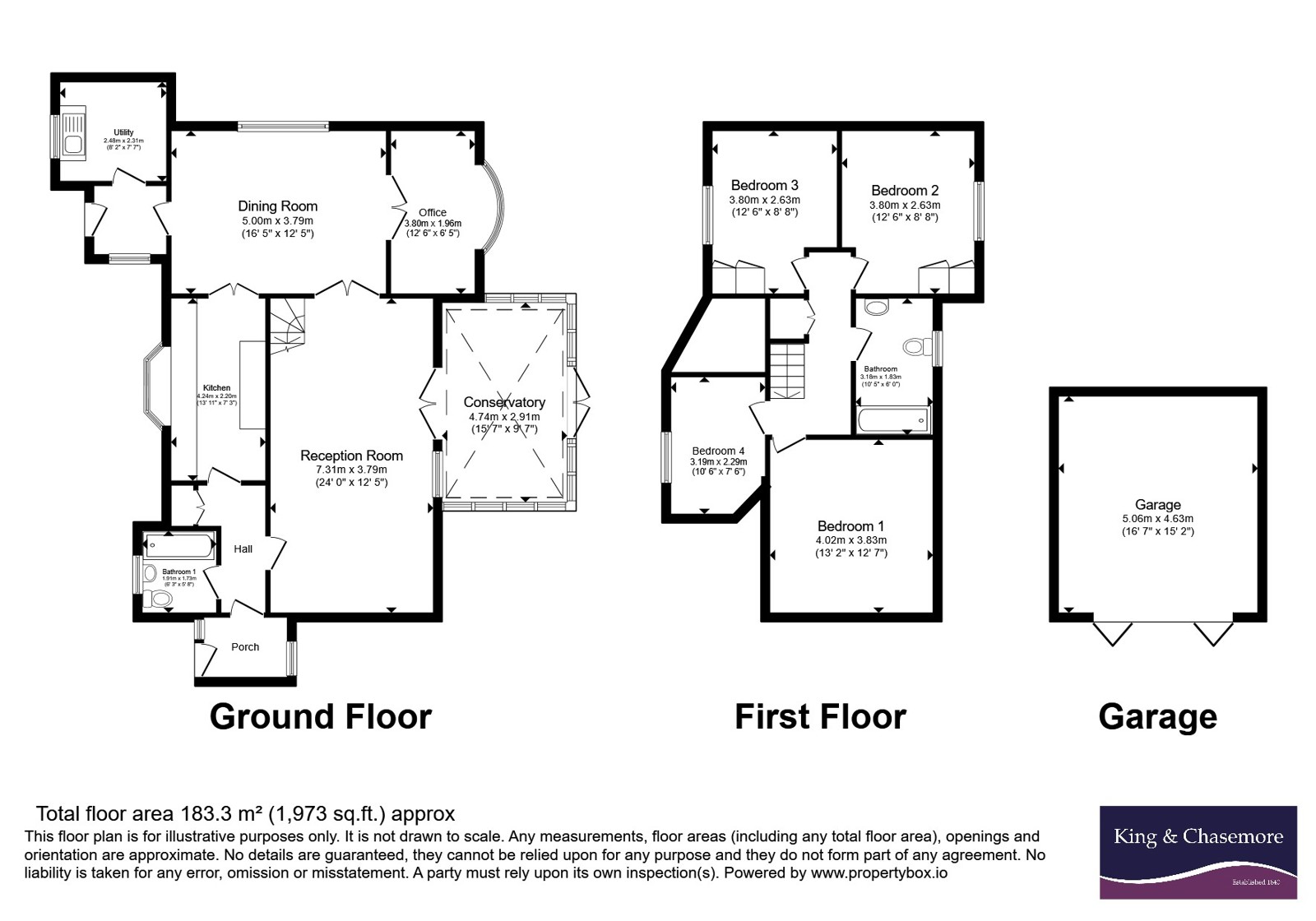 Orchard Cottage,, Hawksfold Lane East, Haslemere floorplan