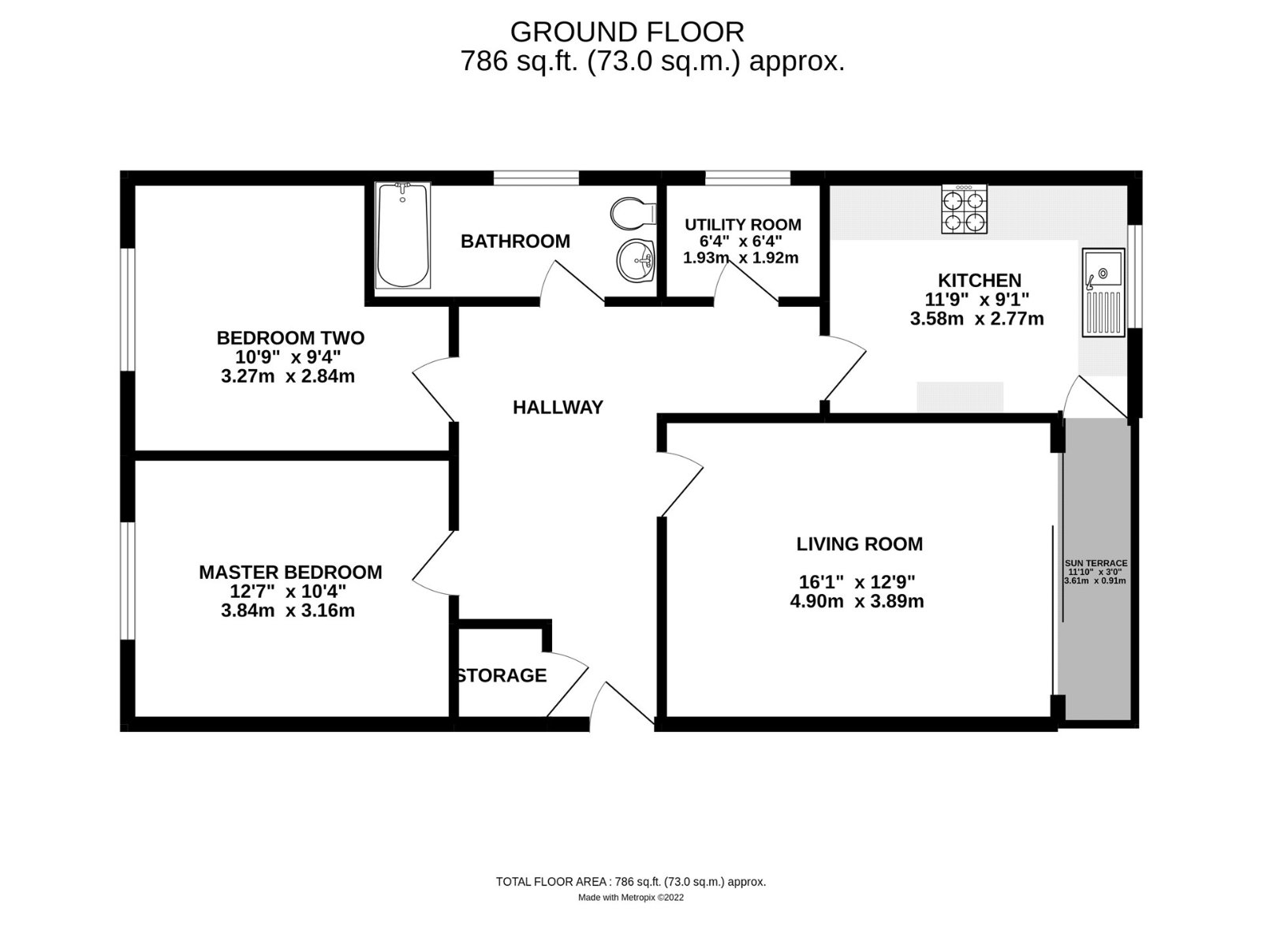2, Falkland House, Maidenhead floorplan