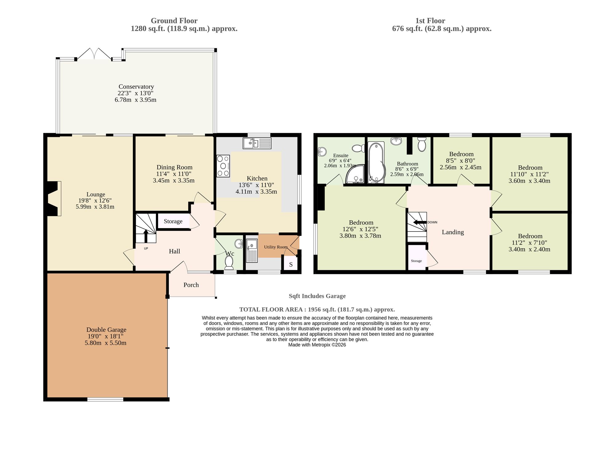 6 Burlington Close, Diss floorplan
