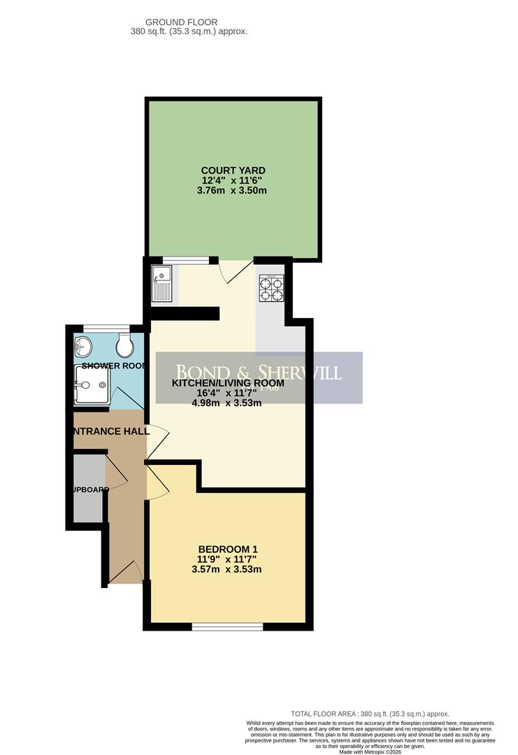 Flat 2, 131, Meadway, Coulsdon floorplan