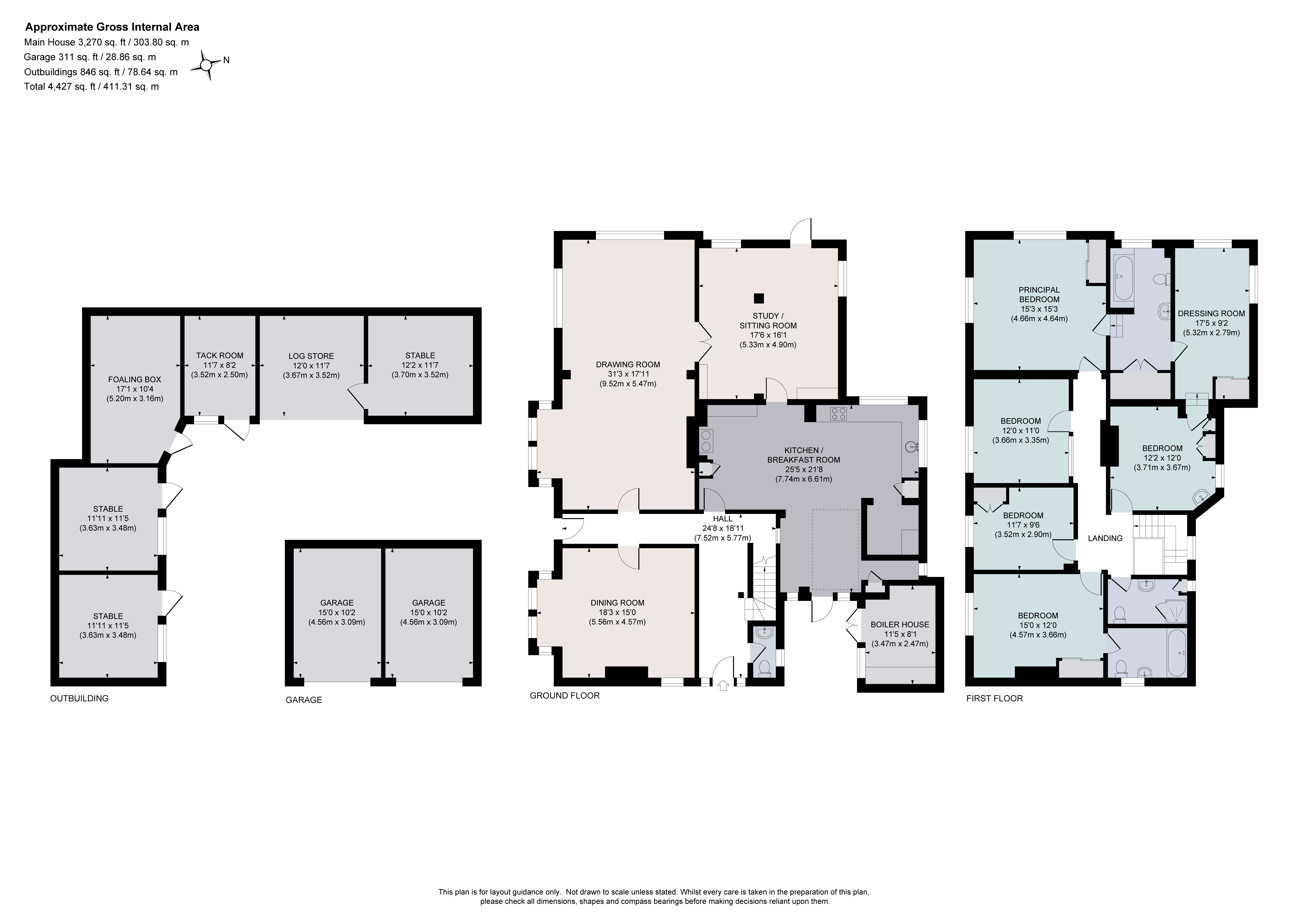Knox Farmhouse,, The Straits, Bordon floorplan