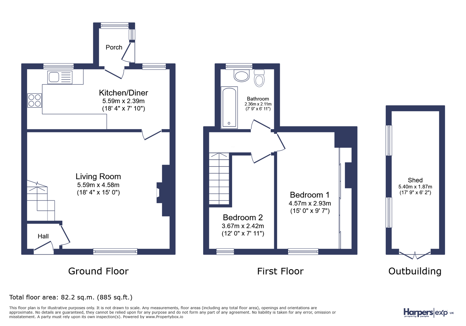 4, Dereham Terrace, Northumberland. floorplan