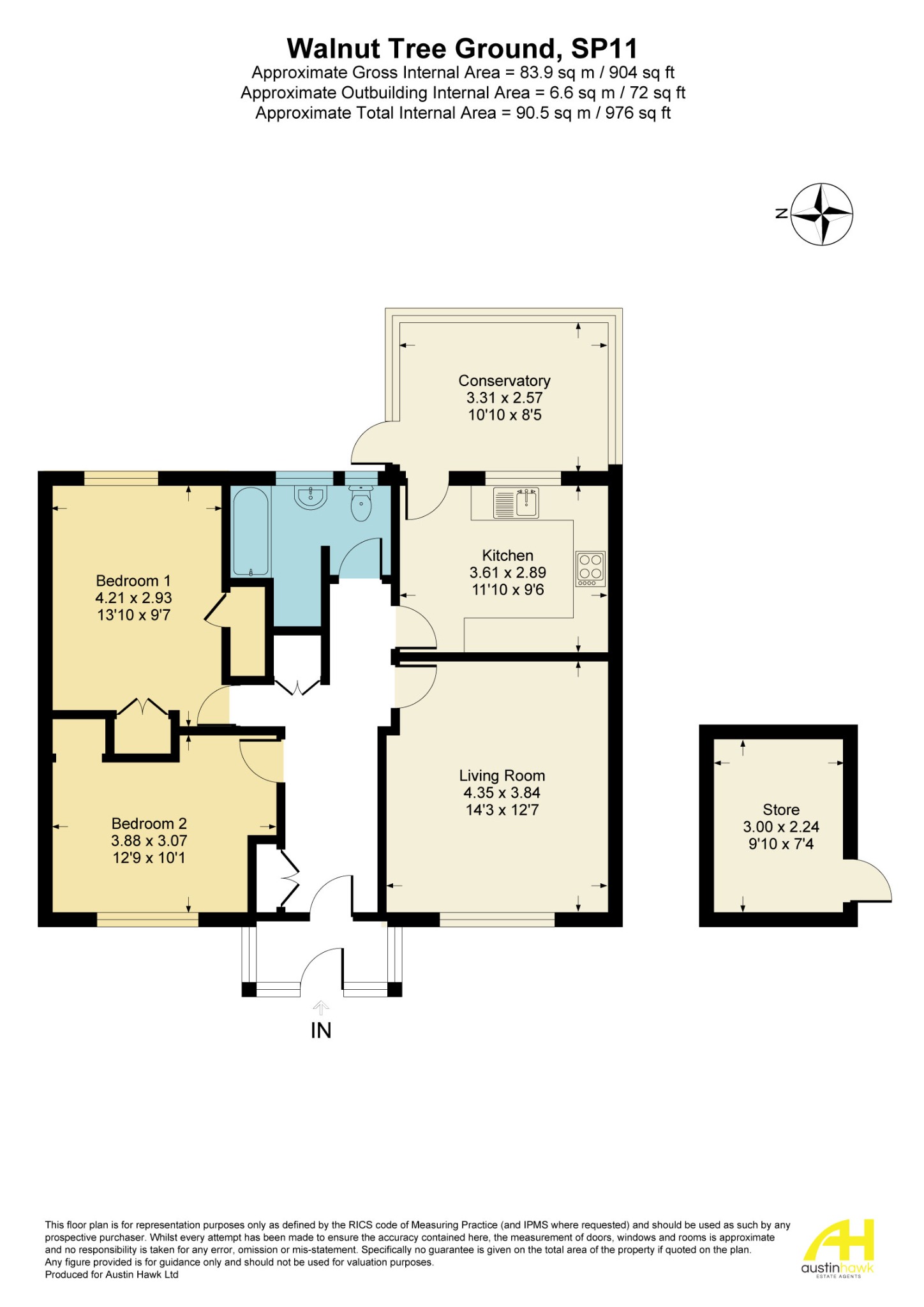 20 Walnut Tree Ground, Fyfield, Andover floorplan
