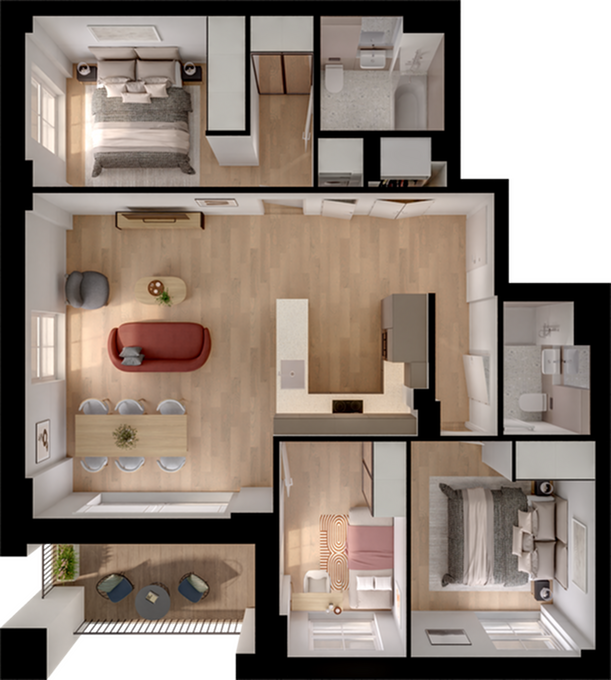 Hayes floorplan