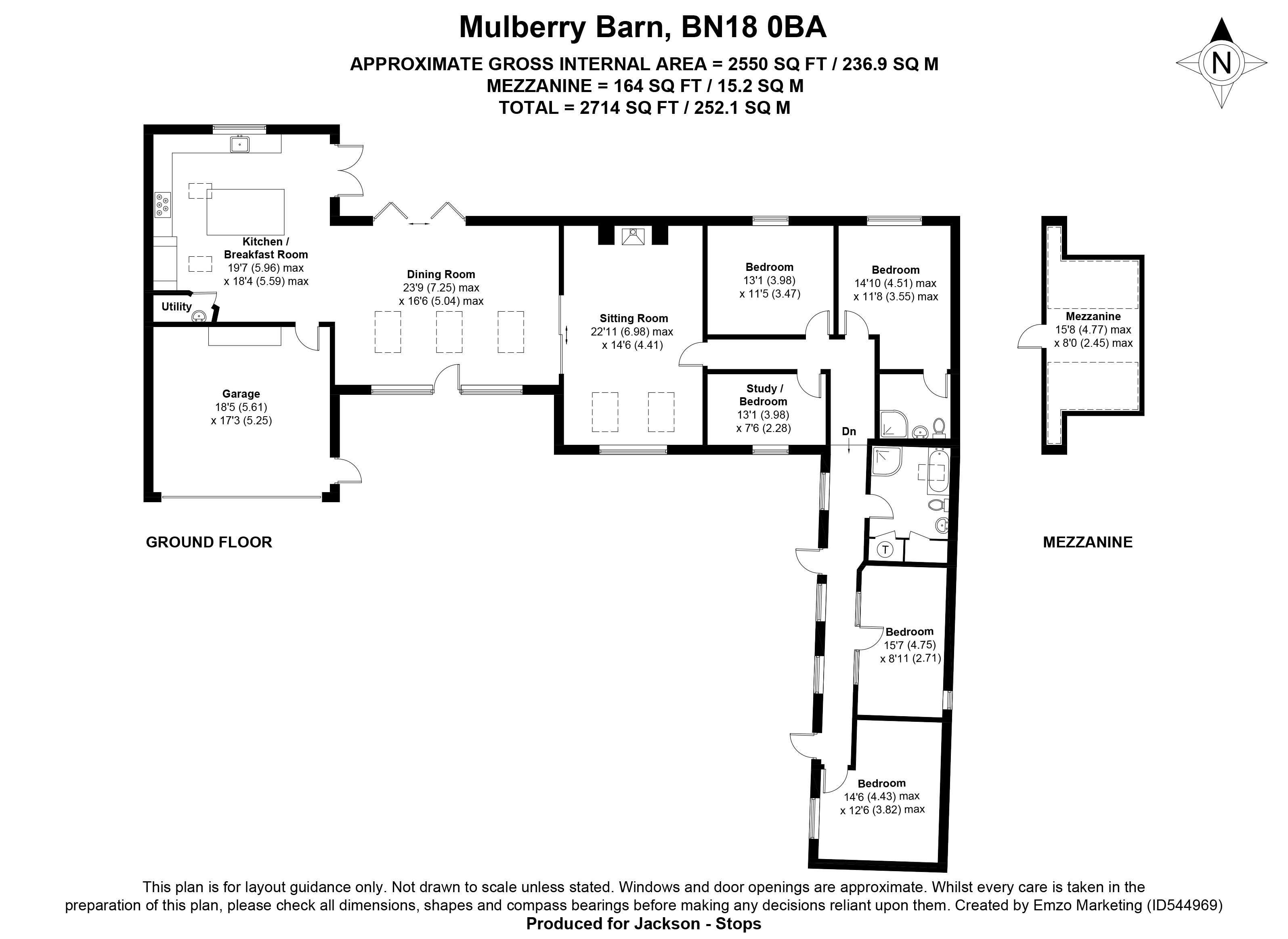 5 Bedrooms  for sale in Eastergate Lane, Walberton, Arundel, West Sussex BN18