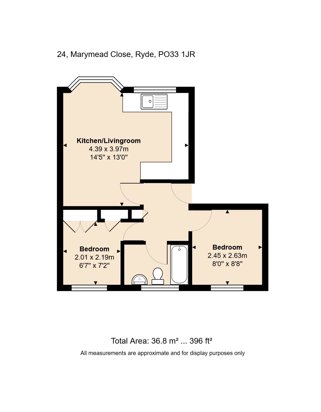24, Marymead Close, Isle of Wight floorplan