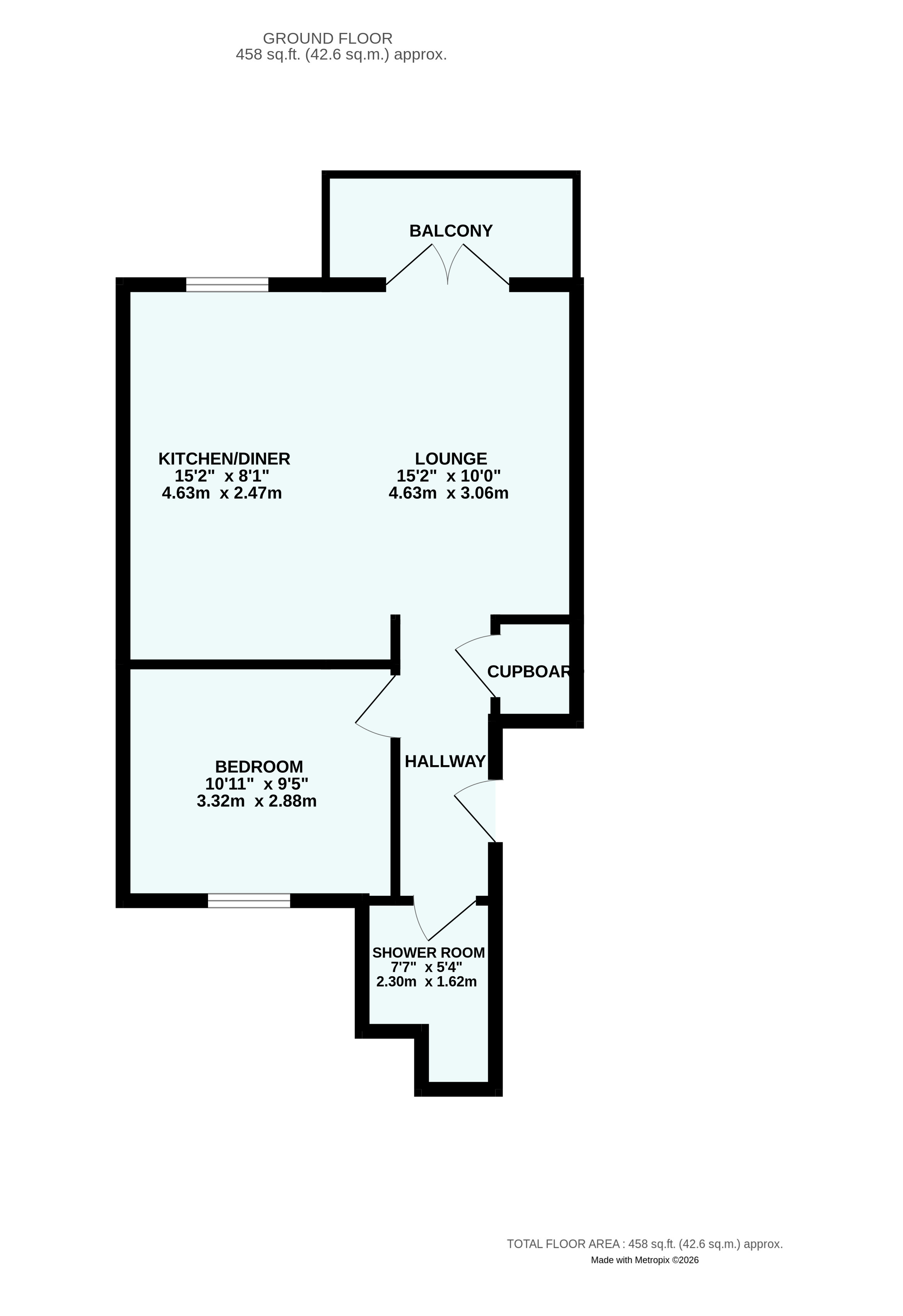 Flat 62 237 Albert Road, Plymouth Devon, Devon floorplan