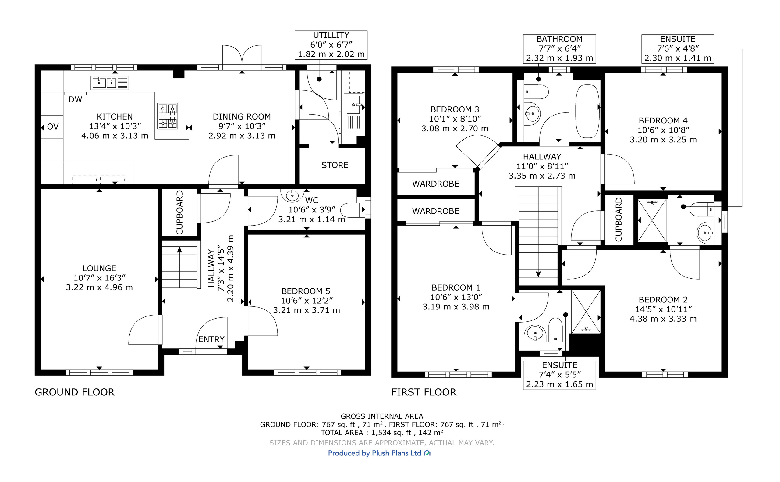 1 Rosemont Crescent, Glasgow floorplan