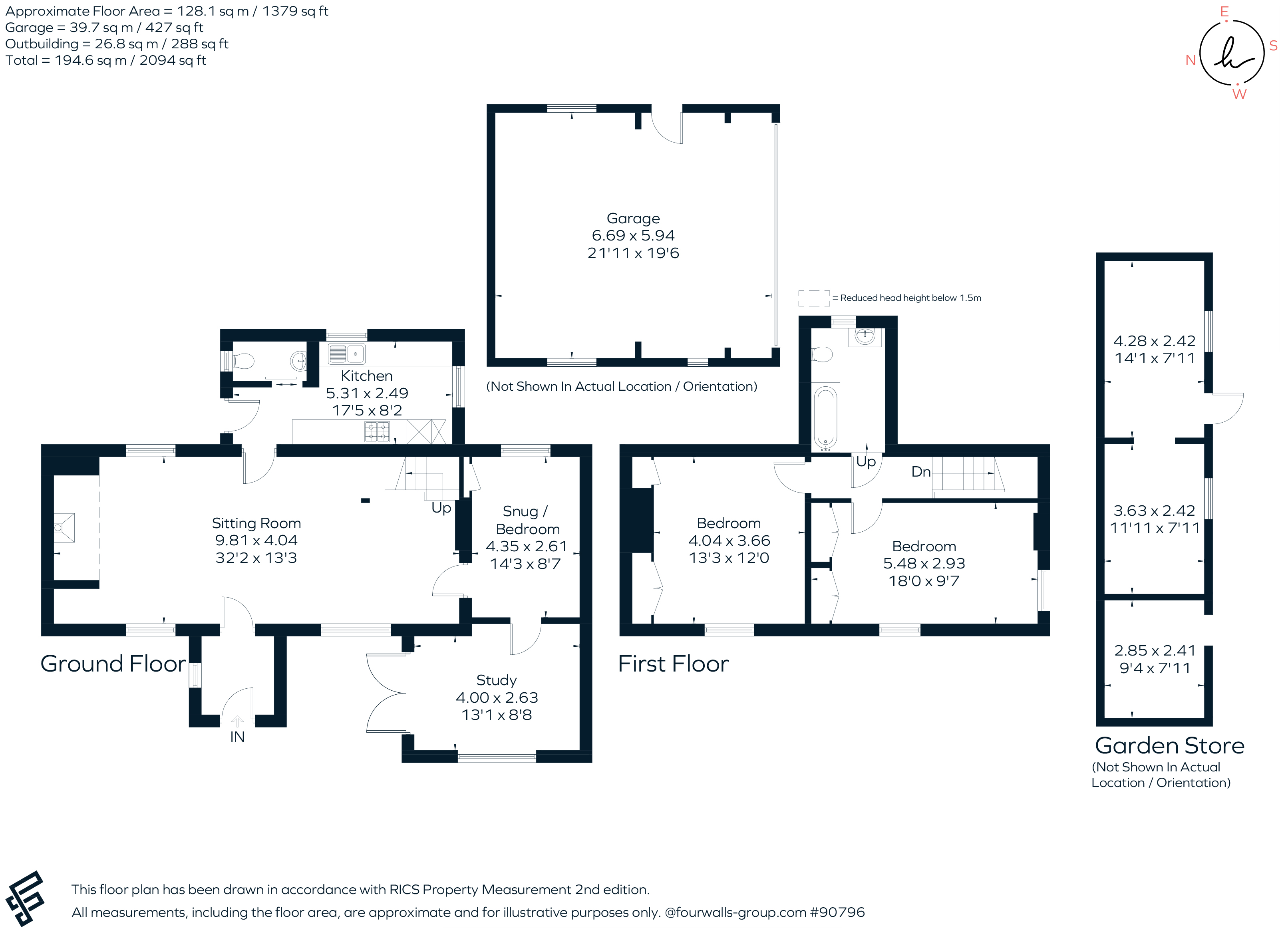 Willow Tree Cottage, Oxlynch Lane, Stonehouse floorplan
