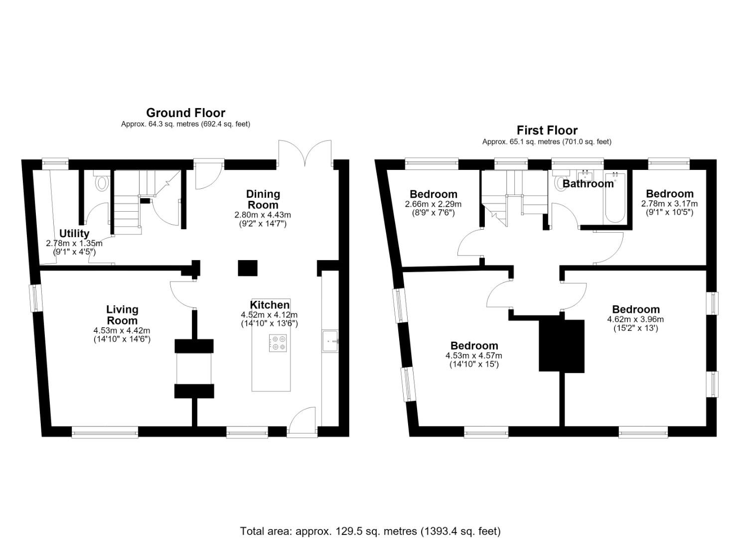 Fairfax Cottage, York Road, York floorplan