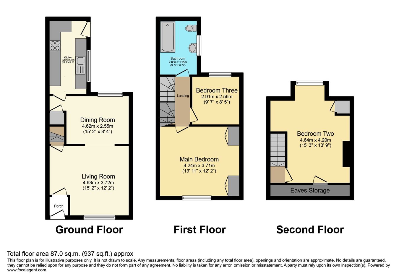 15, Short Street, Bishop Auckland floorplan