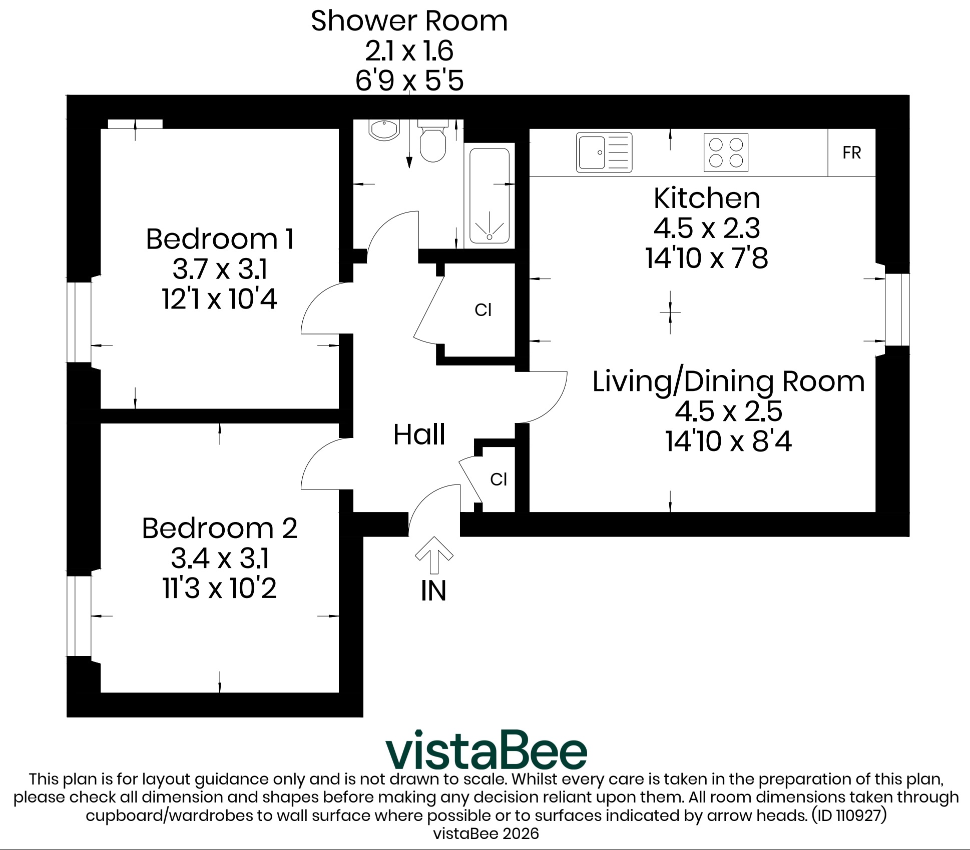 Flat C, 11, Charlotte Street, South Ayrshire floorplan