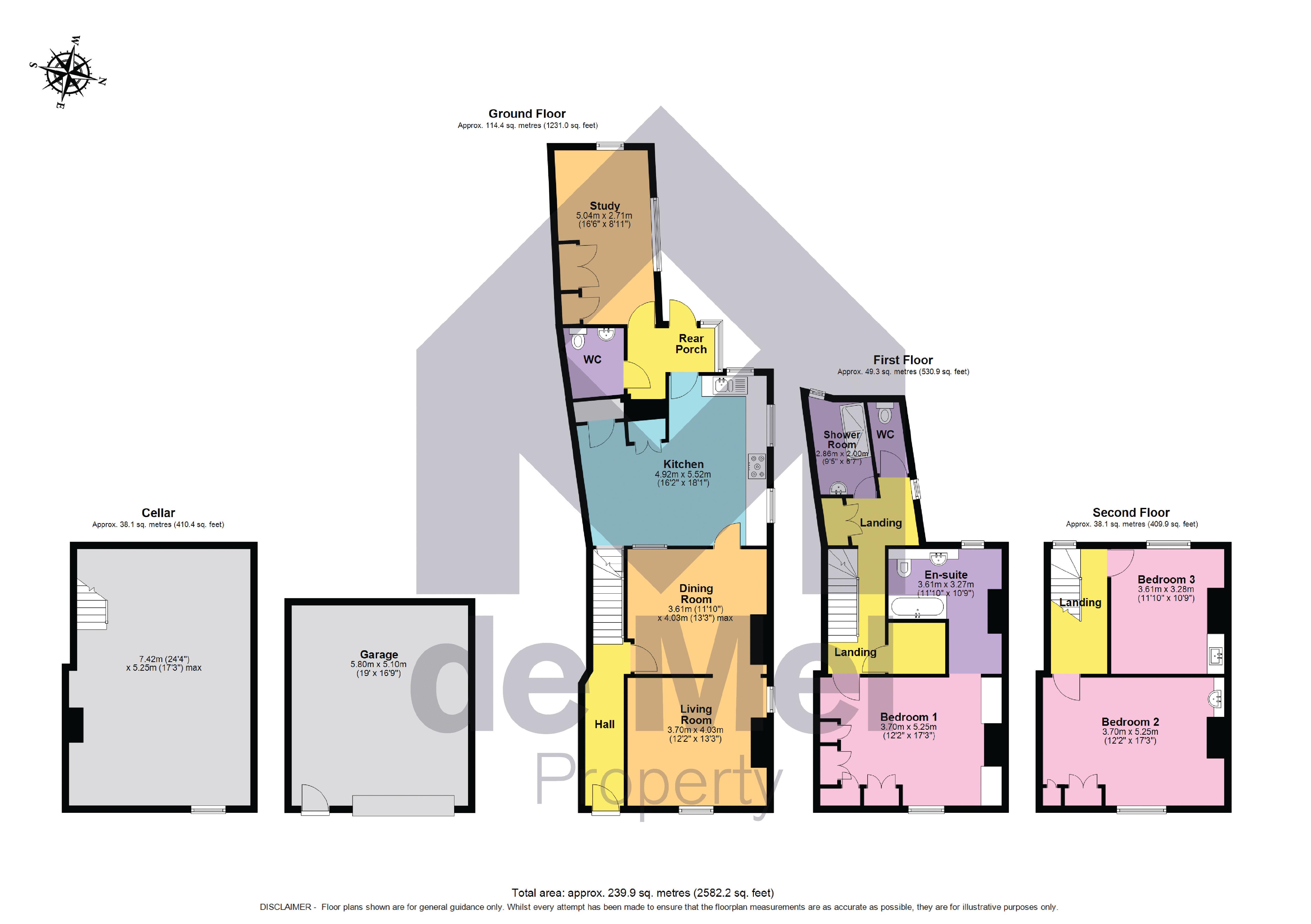 1, Abbey Terrace, Tewkesbury floorplan