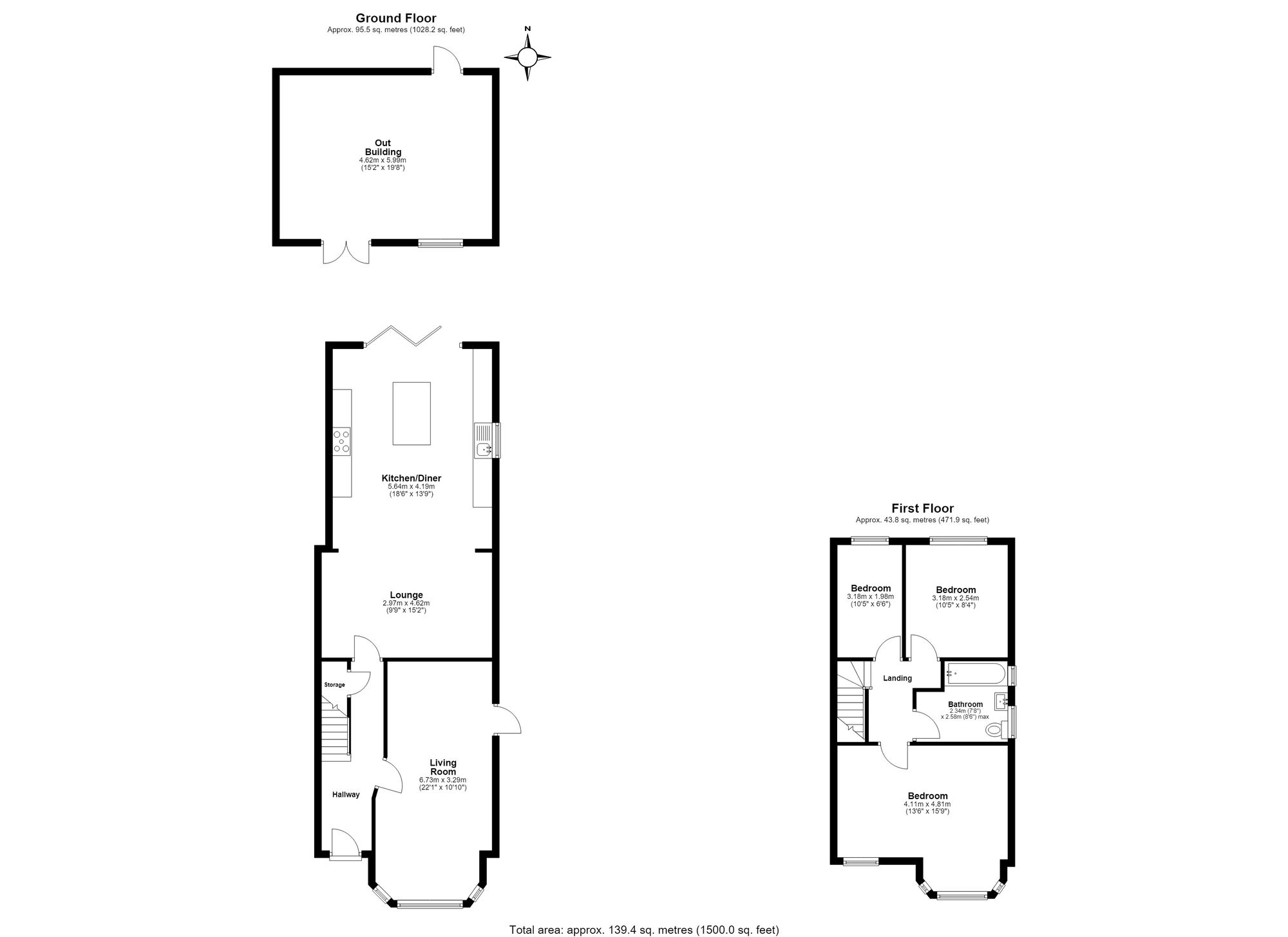 59 Stradbroke Grove, Clayhall floorplan