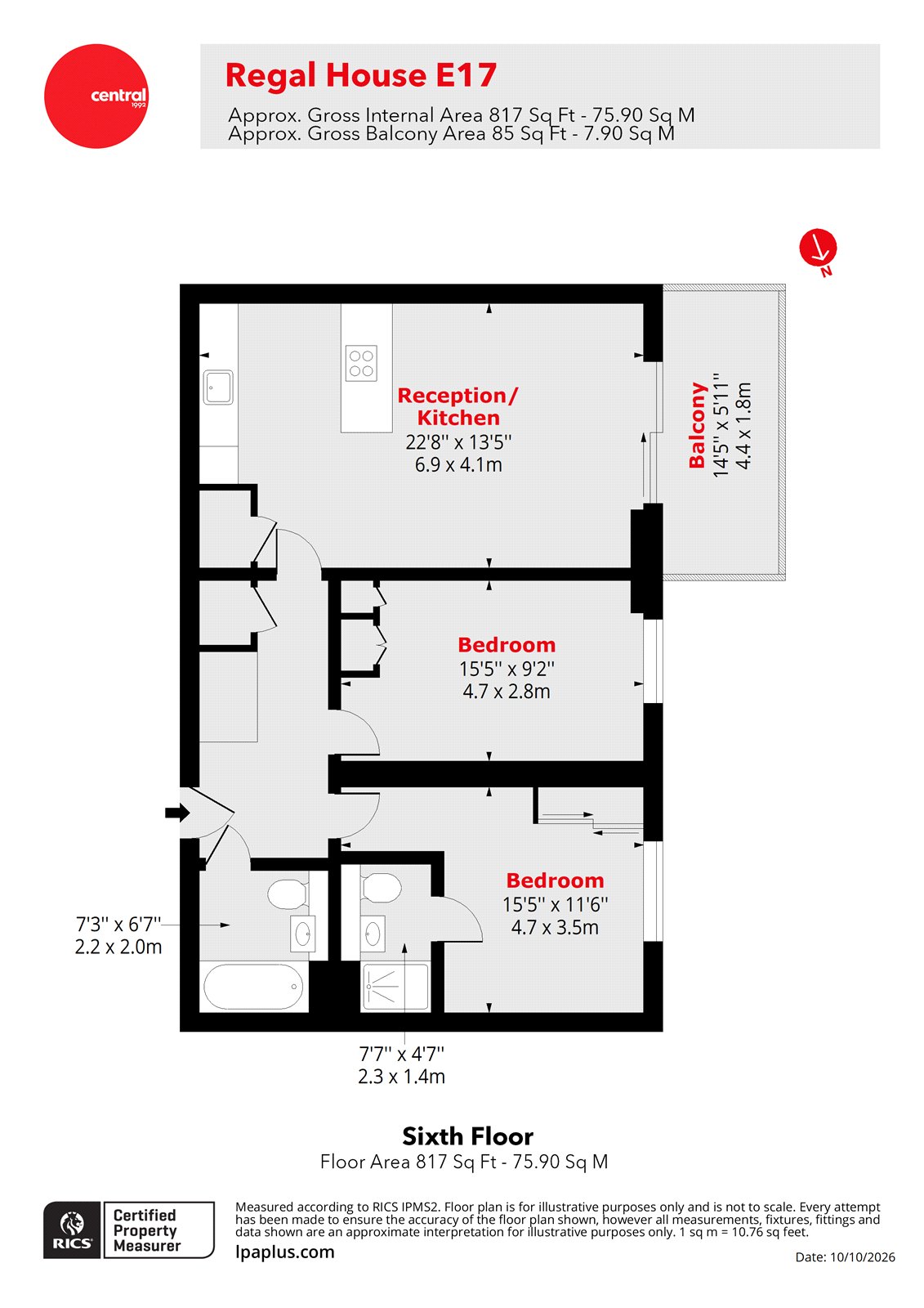 Vanguard Way, London floorplan