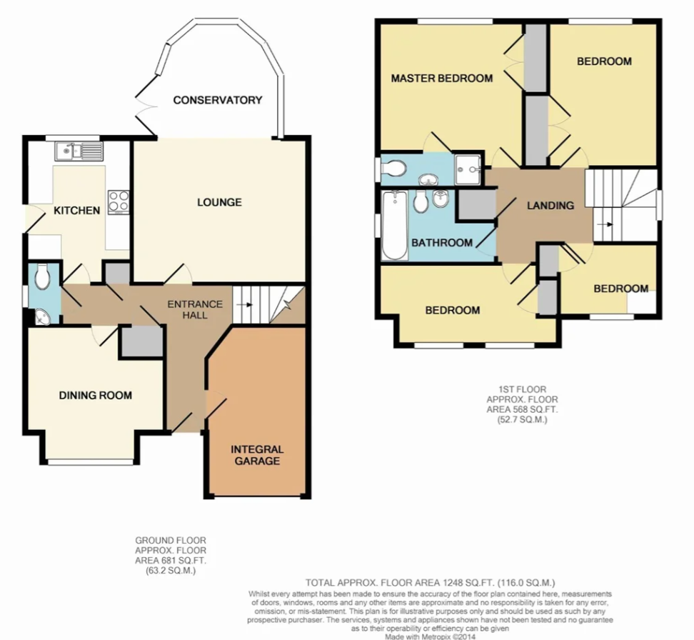11, Knights Ridge, Orpington floorplan