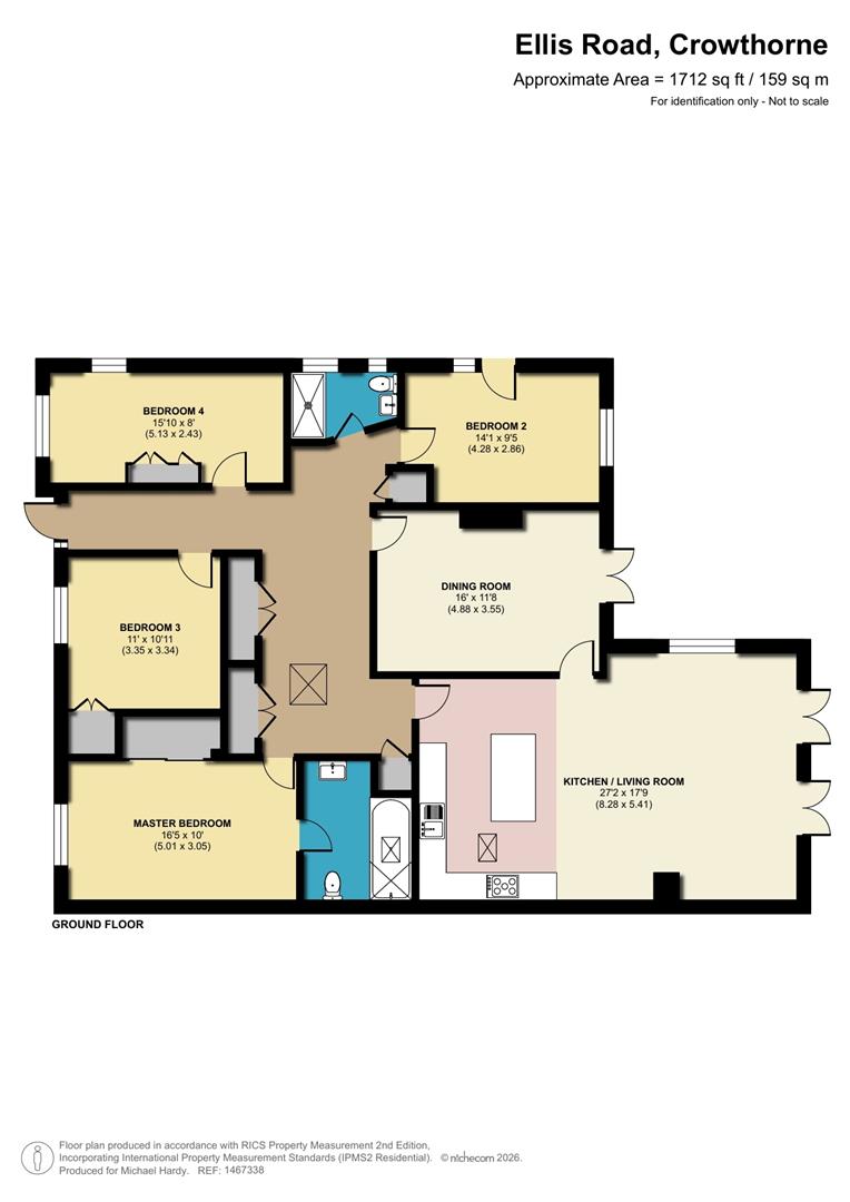 79, Ellis Road, Crowthorne floorplan