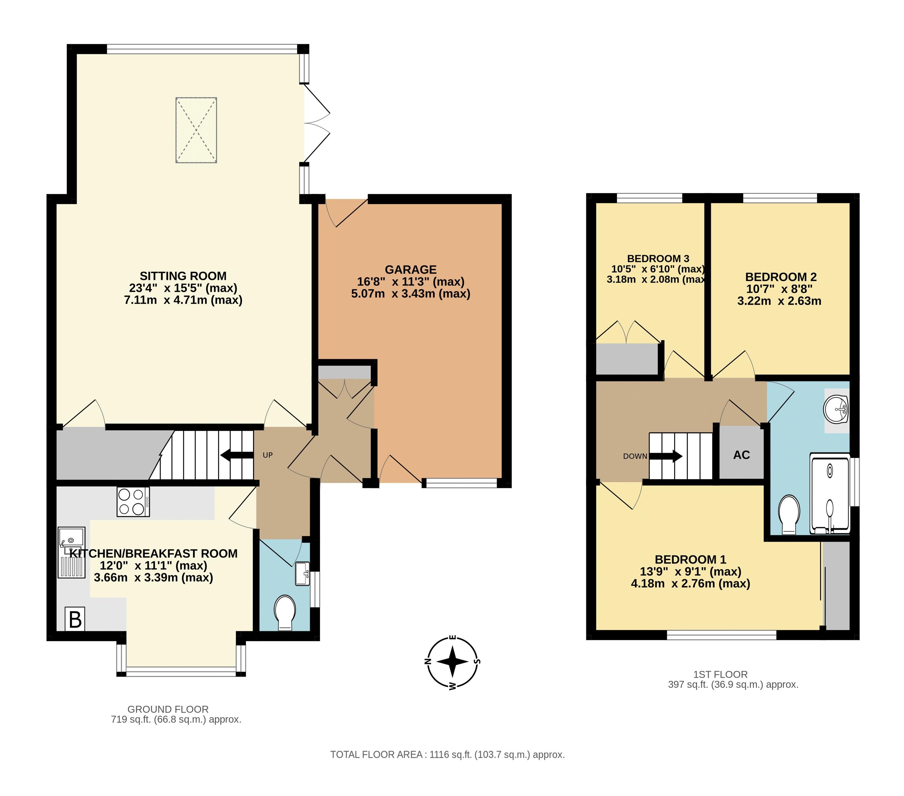 72, Crimchard, Chard floorplan