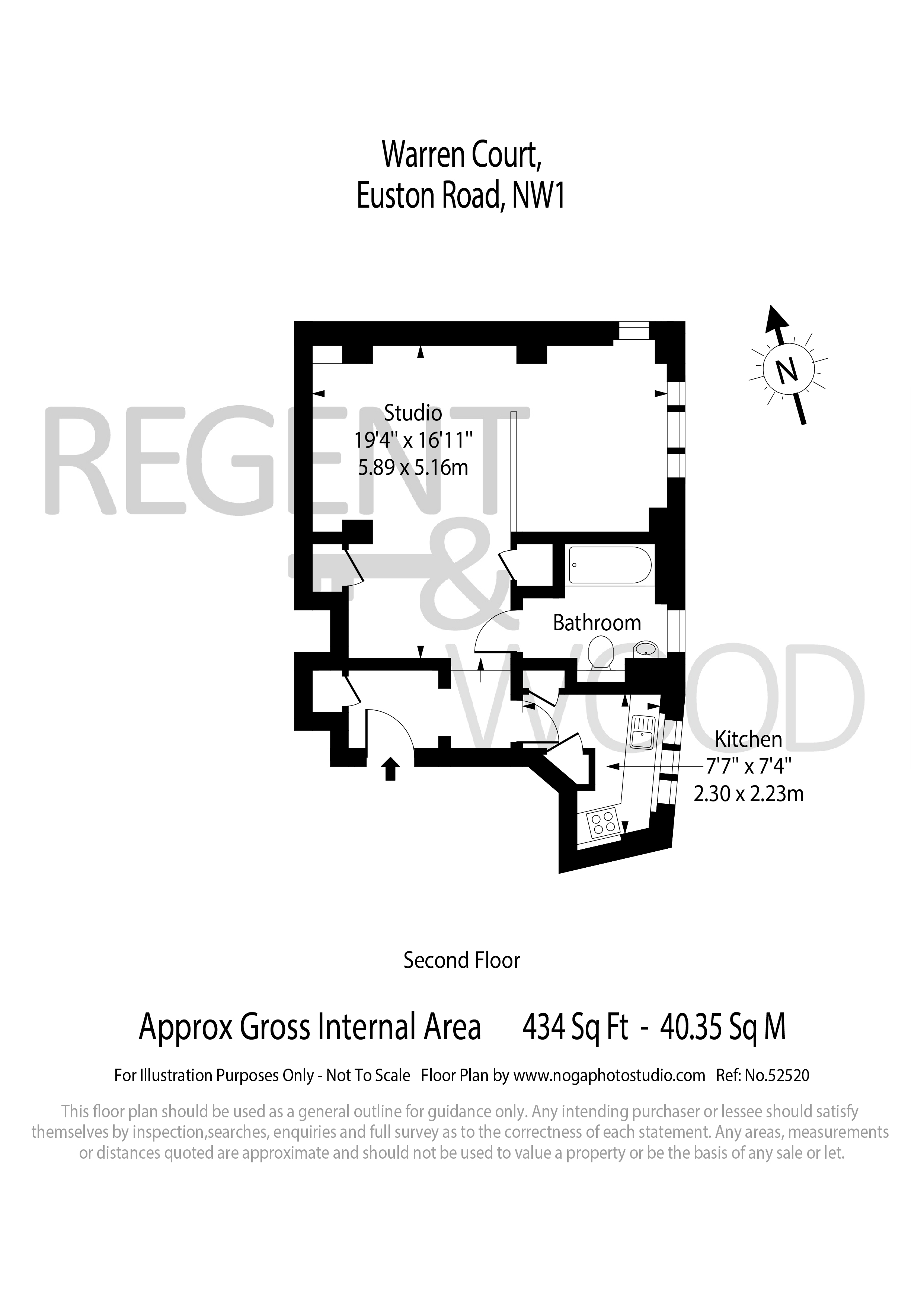24, Euston Road, London floorplan