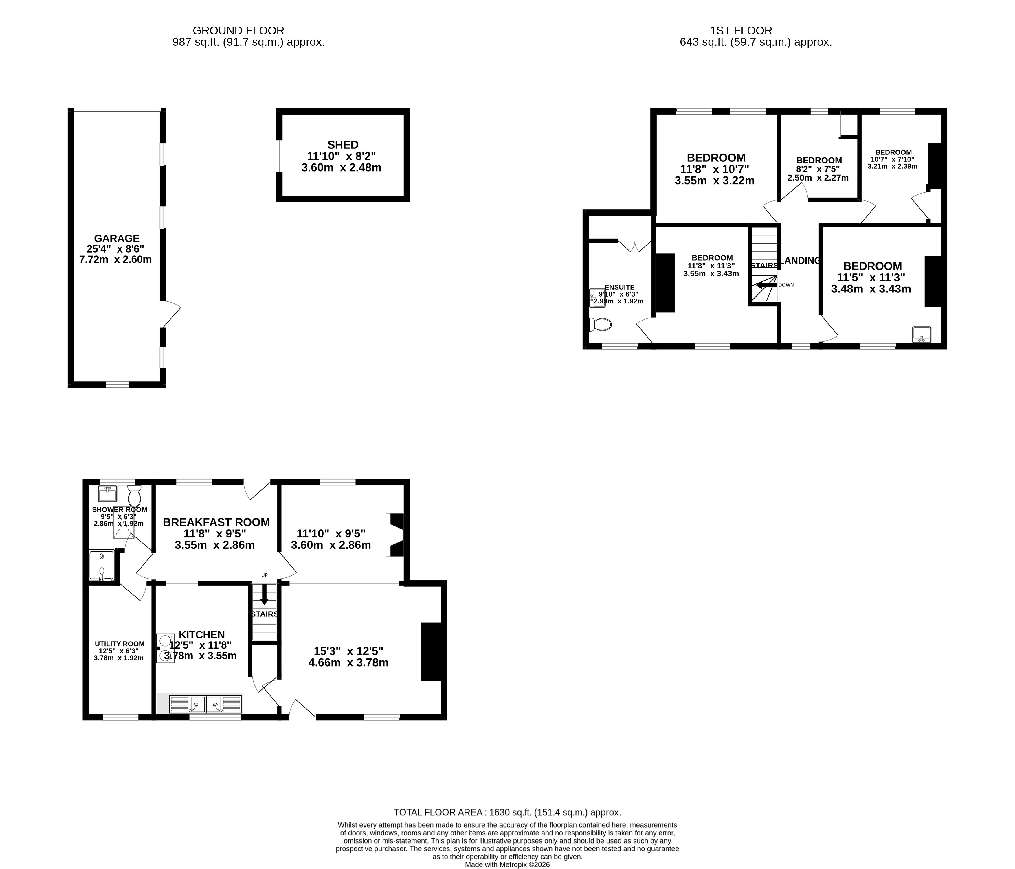 Crafthole House, Torpoint floorplan