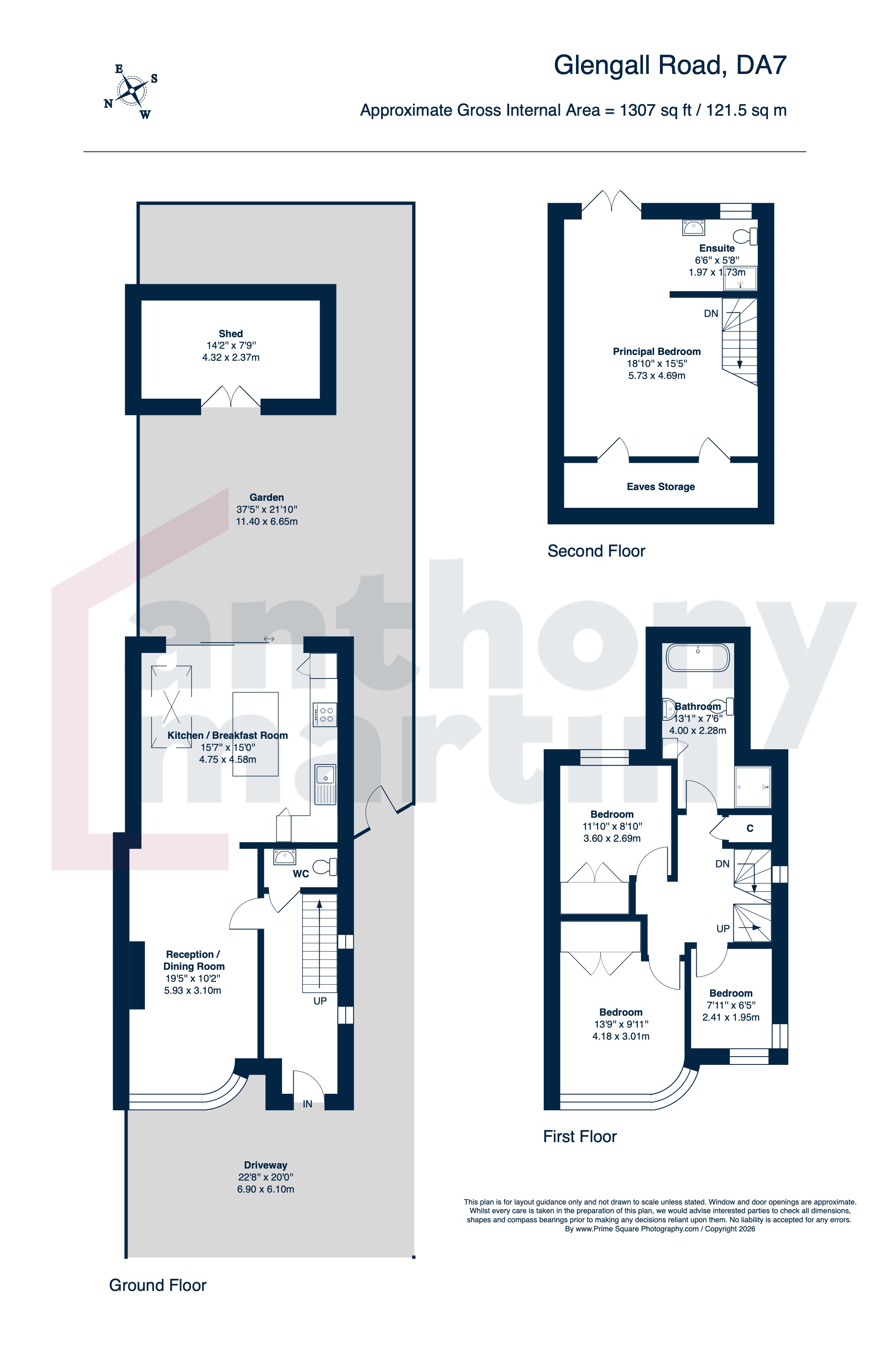 11, Glengall Road, Kent floorplan