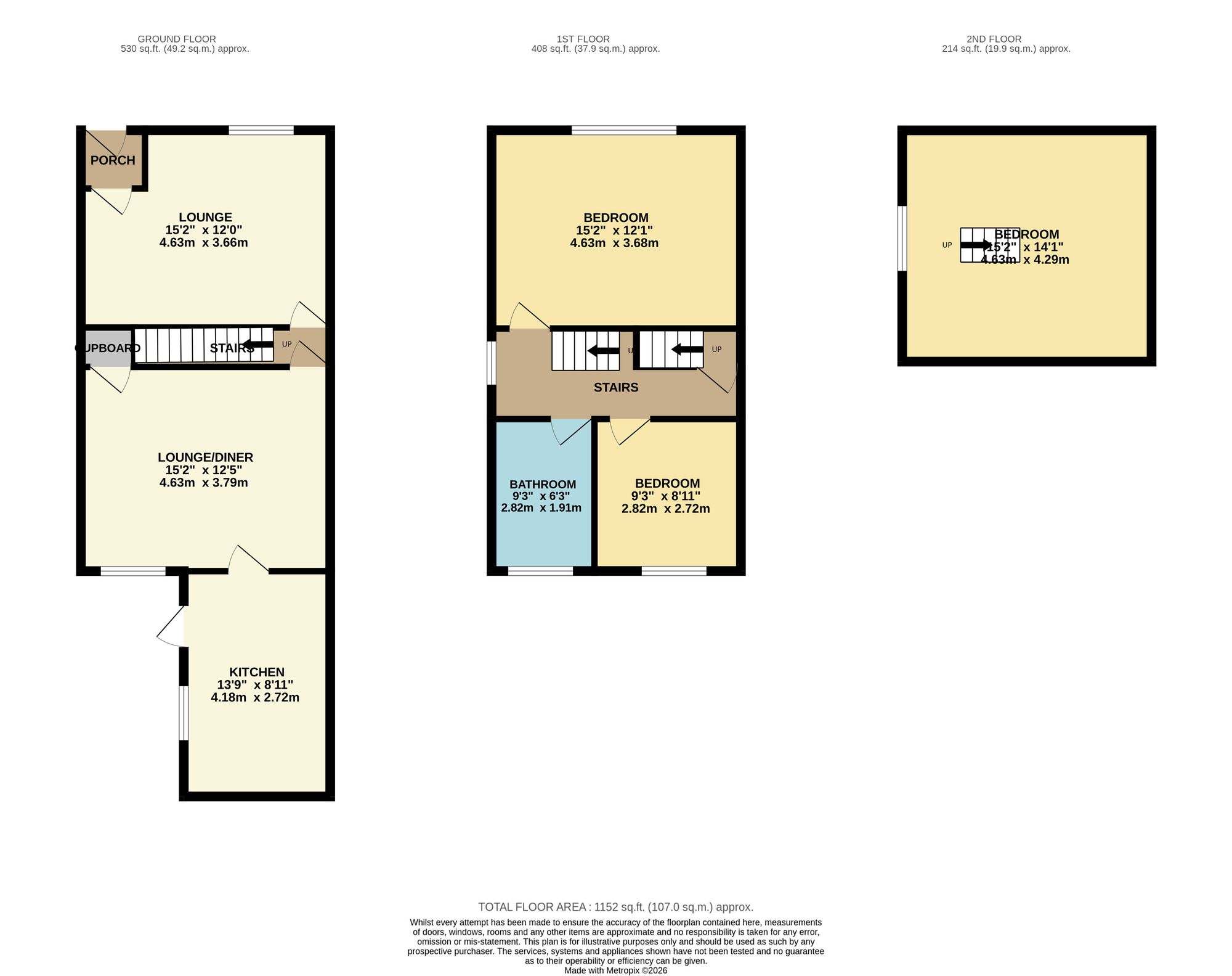 167 Booth Street, Bury floorplan