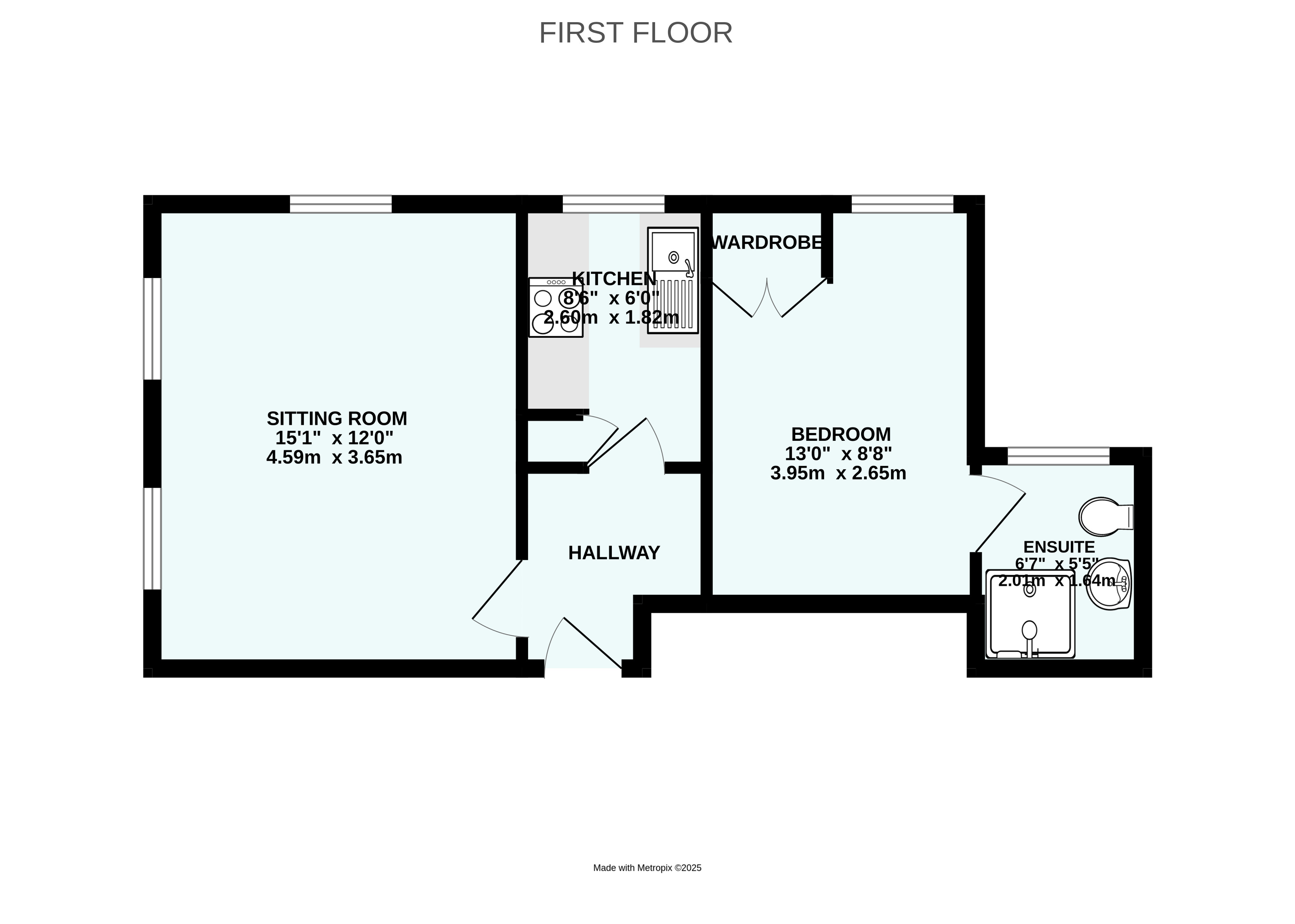 Bedruthan, Clarendon Court-, 2, Lusty Glaze Road, Cornwall floorplan