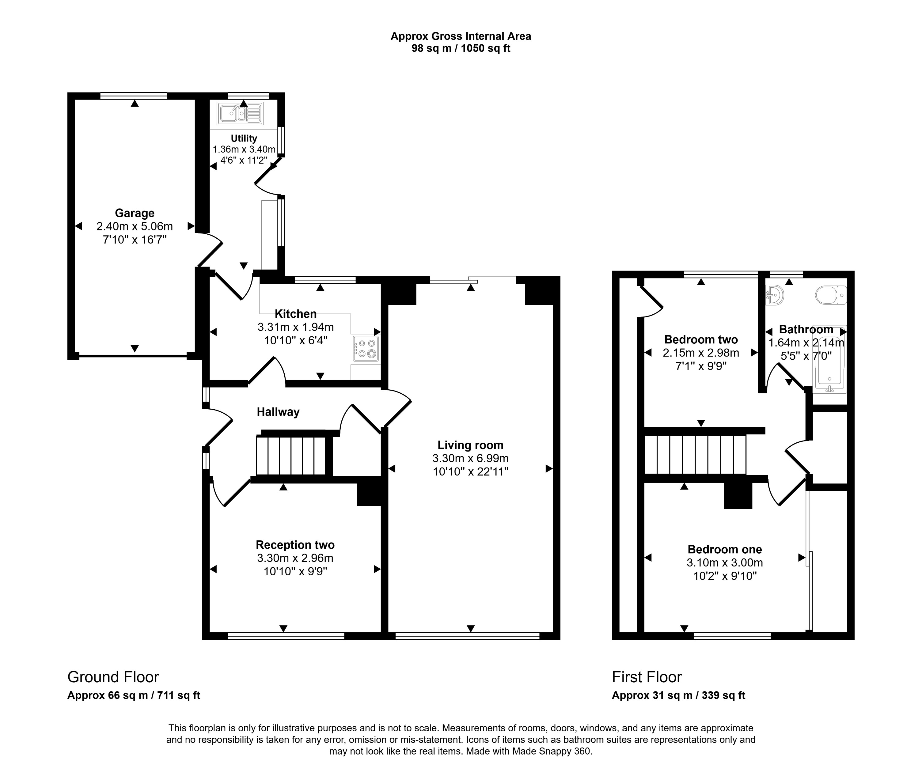 16, Clas Ty Gelli, Pontypridd floorplan