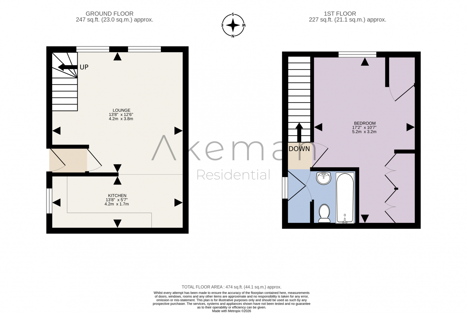 46, Lakeside, Tring floorplan