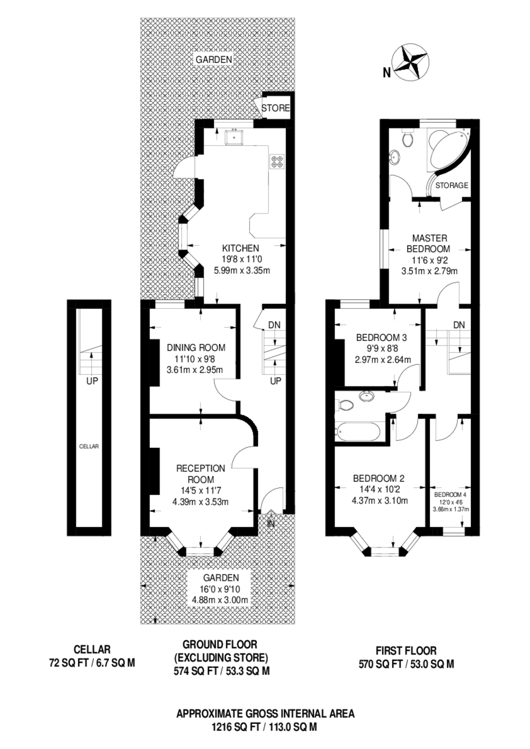 Liddington Road, Stratford floorplan