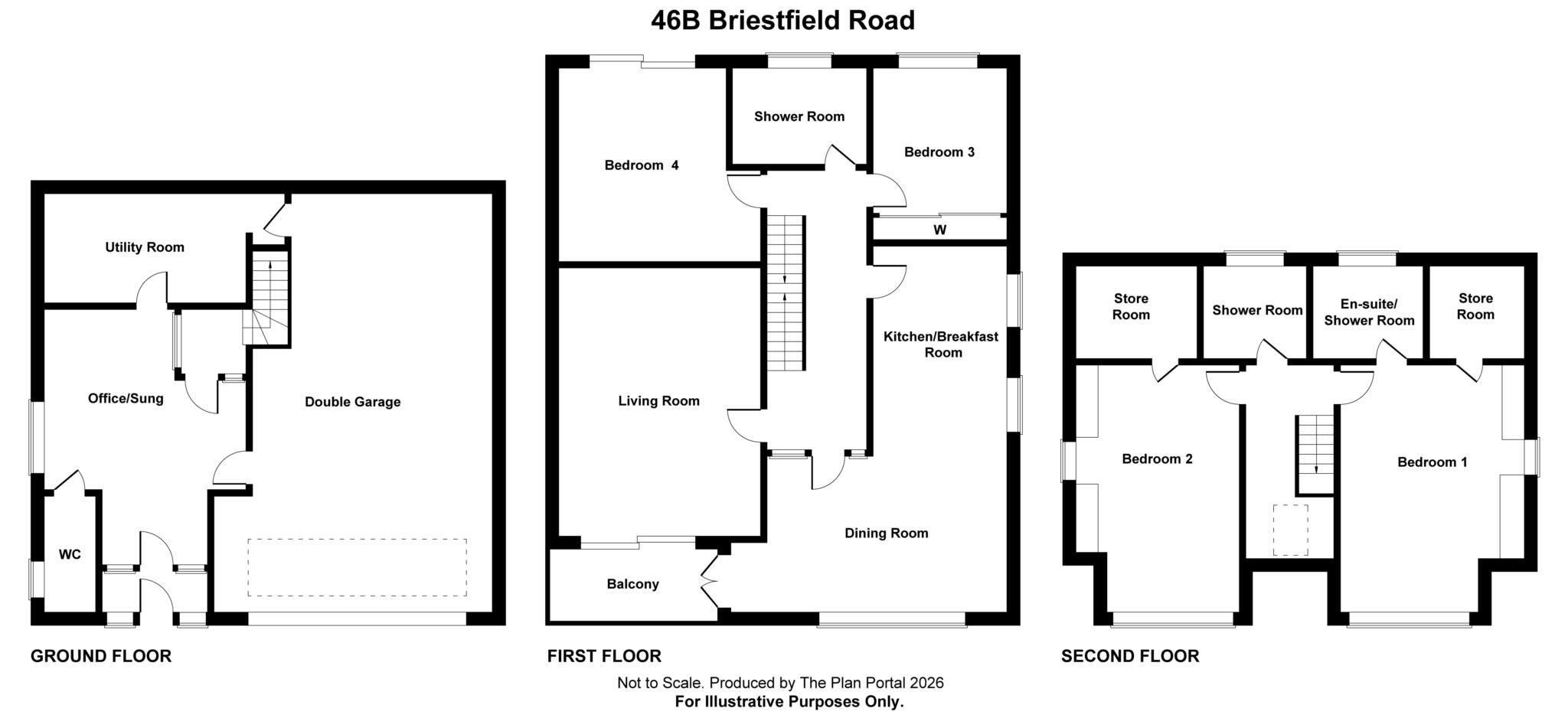 46b, Briestfield Road, Dewsbury floorplan