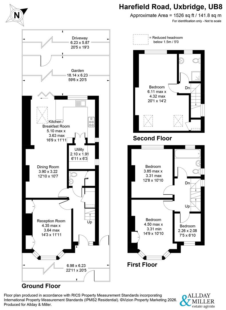 97, Harefield Road, Uxbridge floorplan