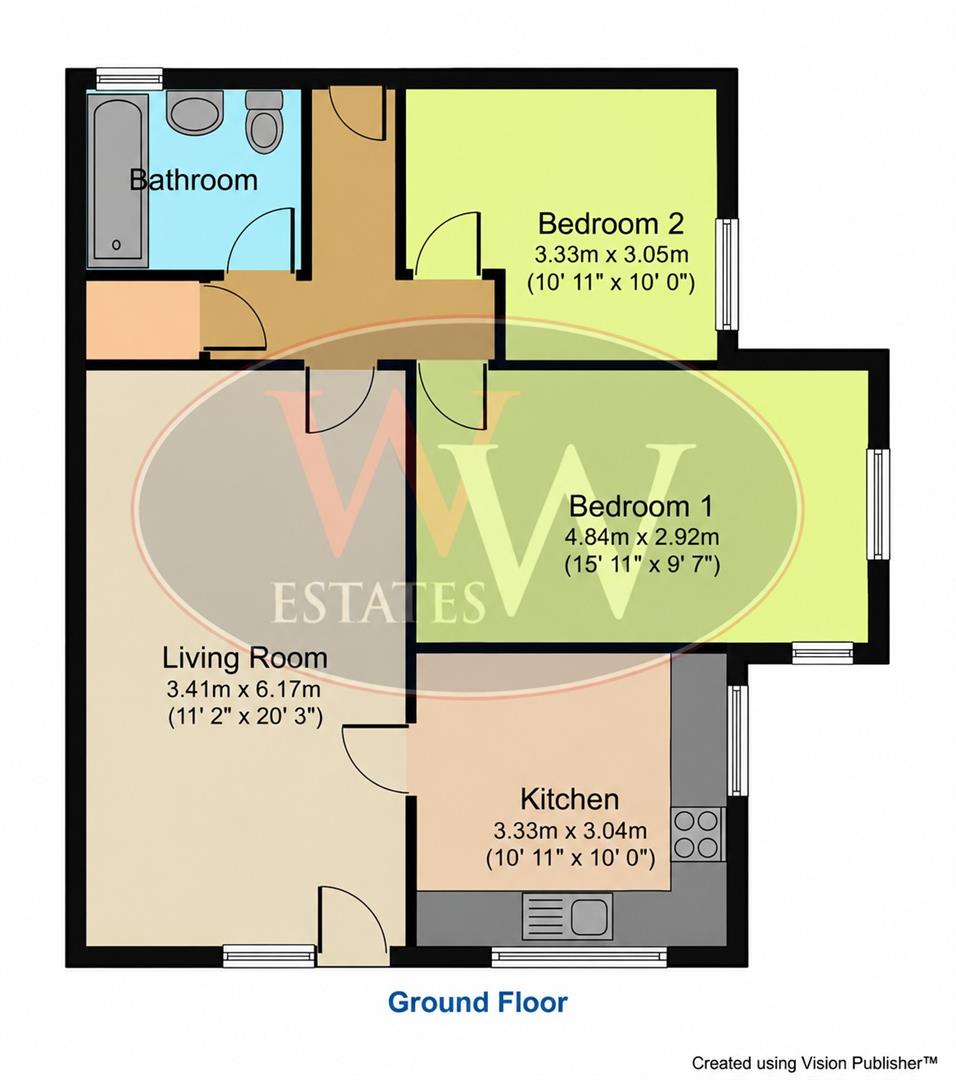 1 West Court, Westgate, Baildon floorplan