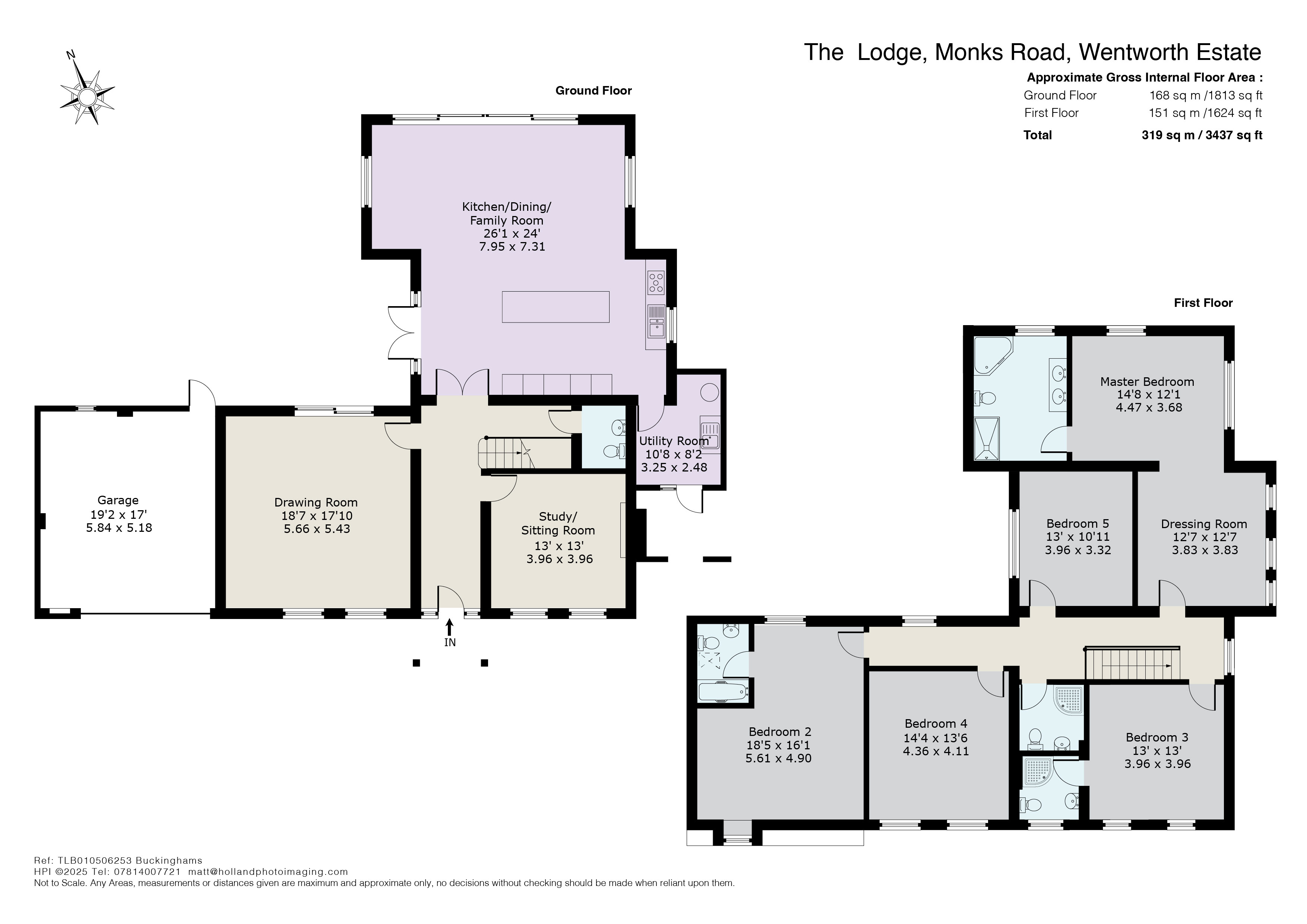 The Lodge 7, Monks Road, Wentworth Estate floorplan
