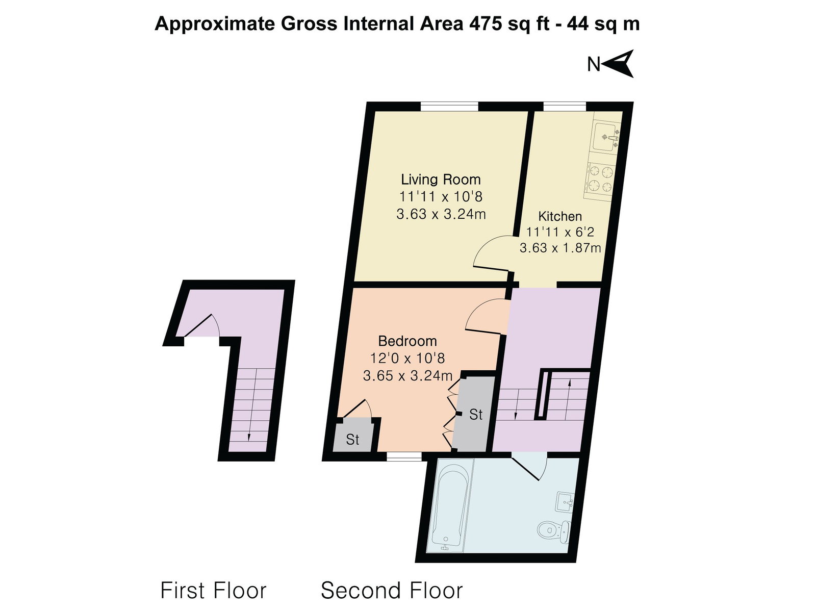 68a,Flat 3, Norwood High Street, London floorplan