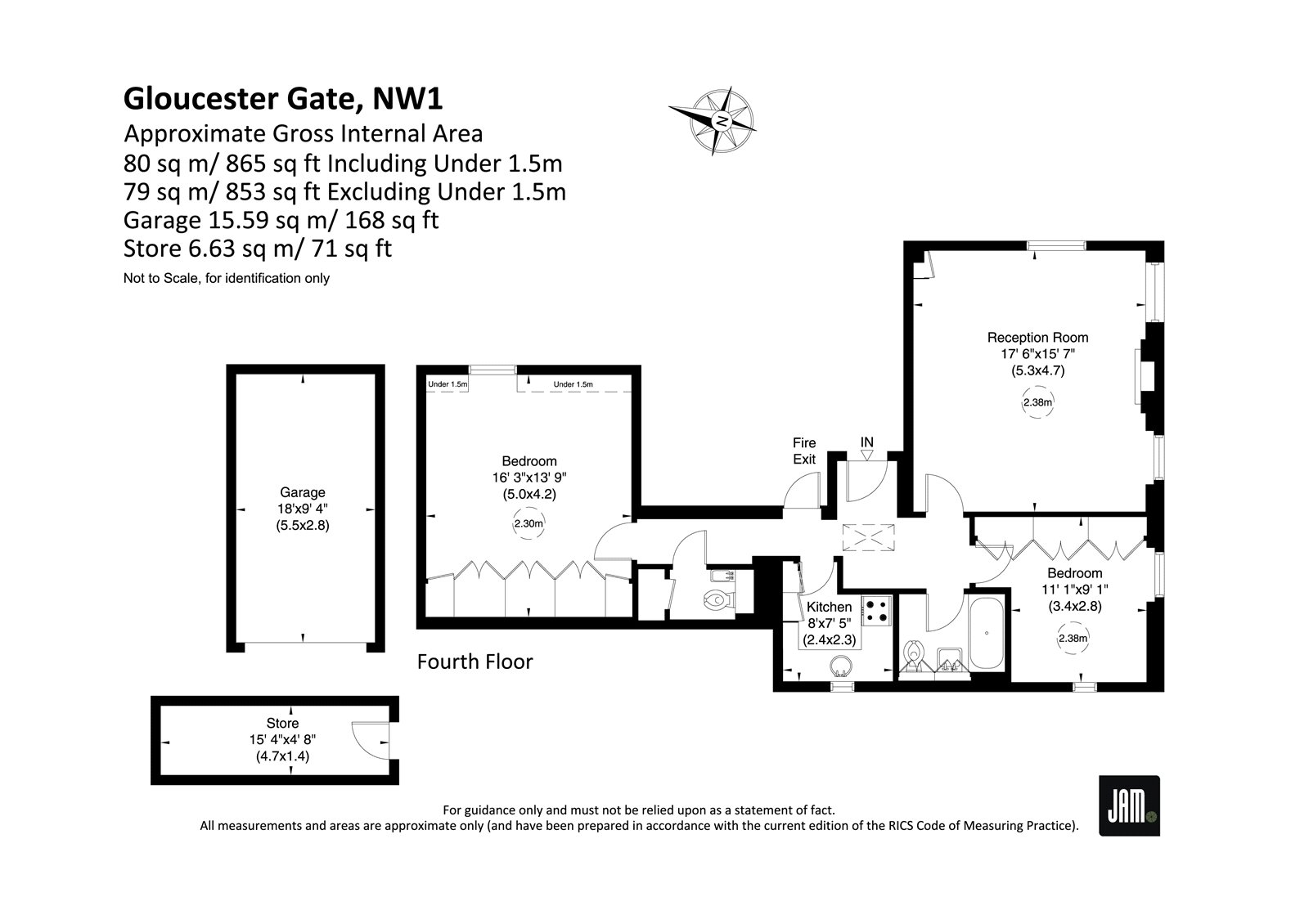 Flat 6, 2, Gloucester Gate, London floorplan