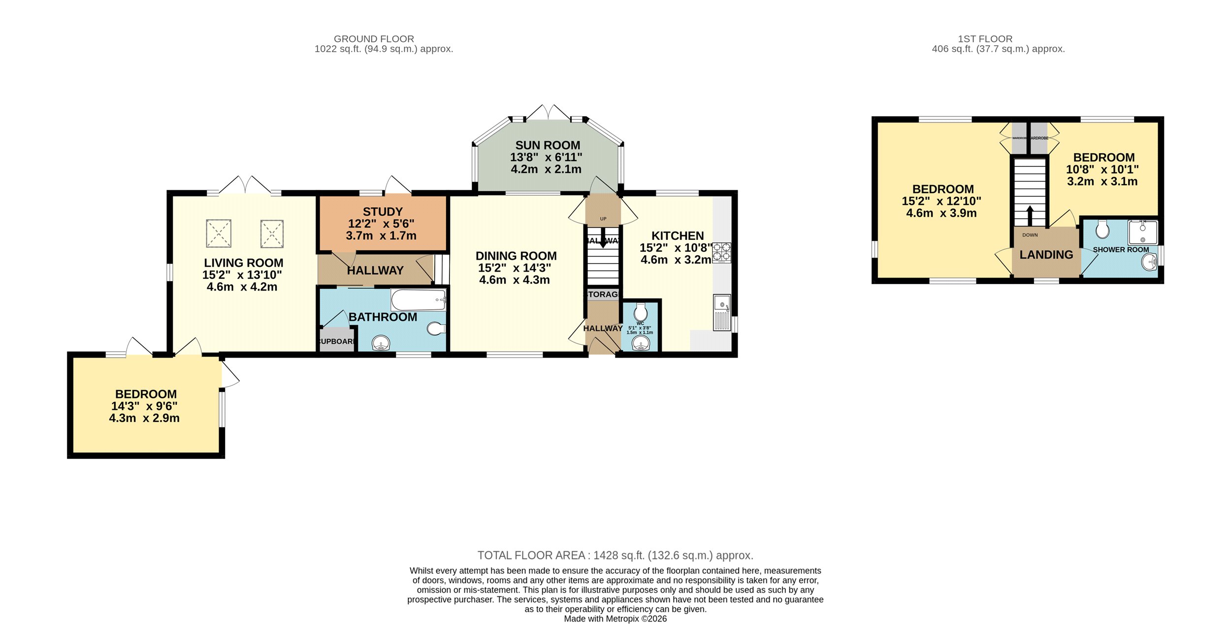 Old Garden Cottage, 4, Court Green, Minehead floorplan