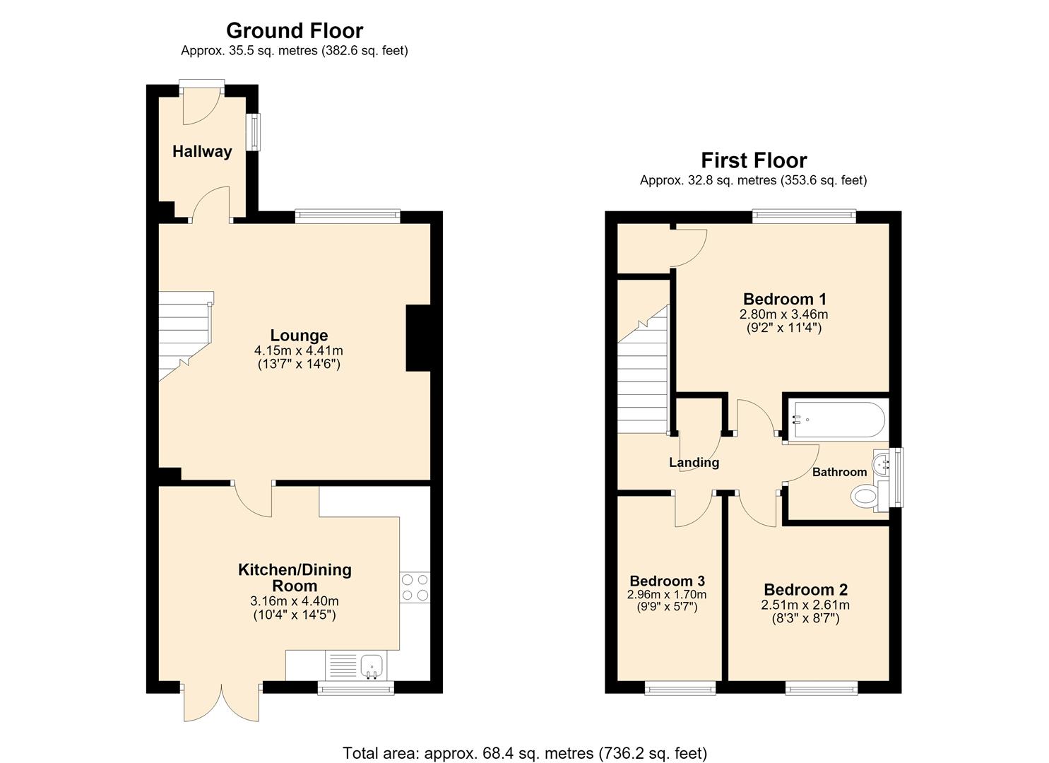 16, Chestnut Avenue, Hull floorplan