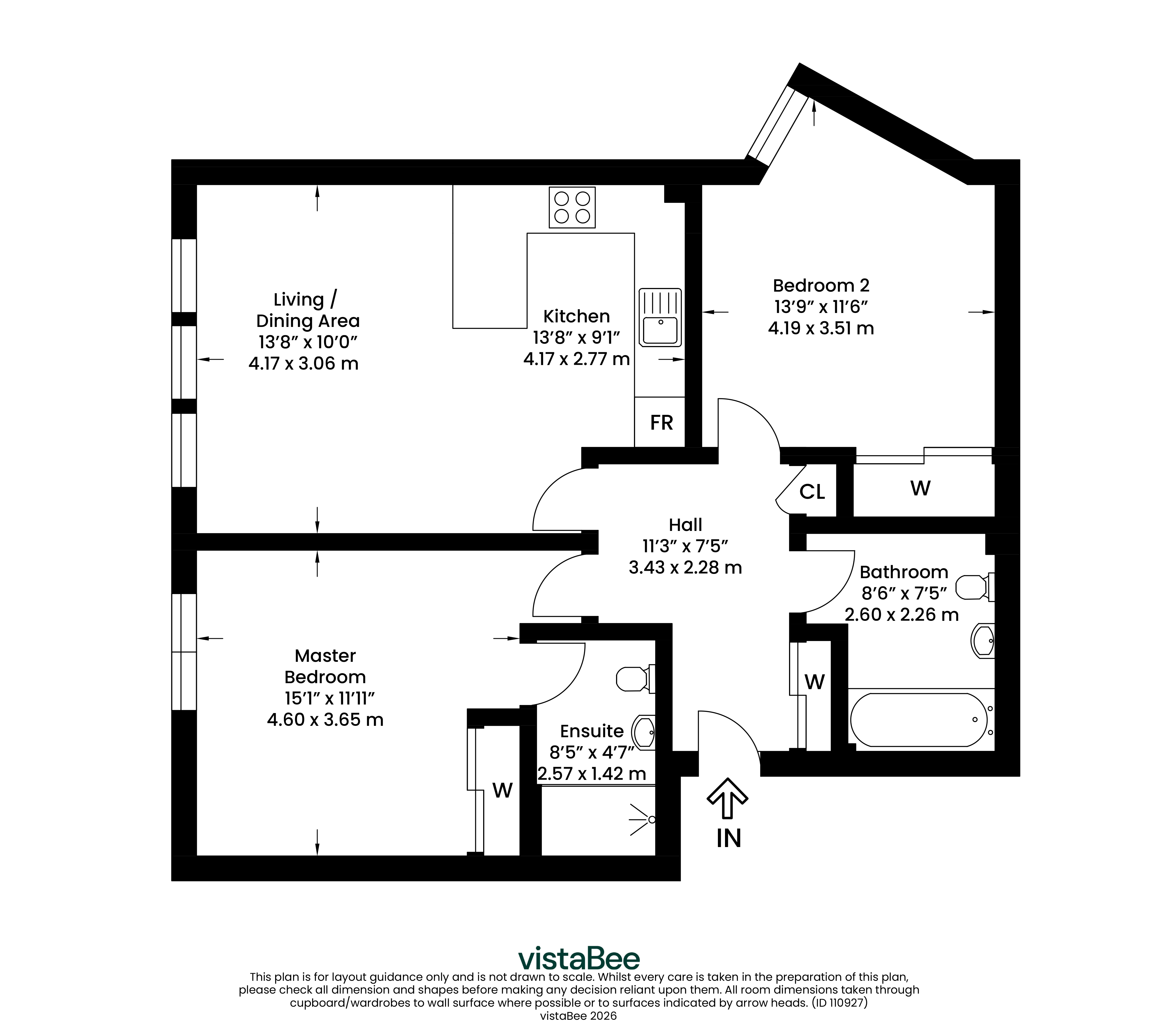 2/3, 169, Hamilton Road, Glasgow floorplan
