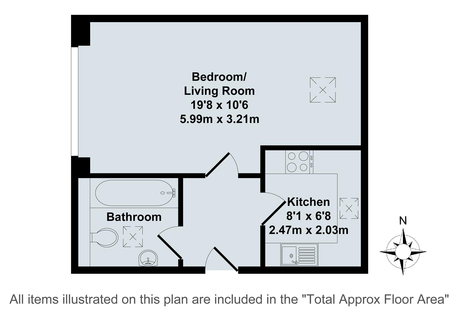 19a, The Dale, Oxford floorplan