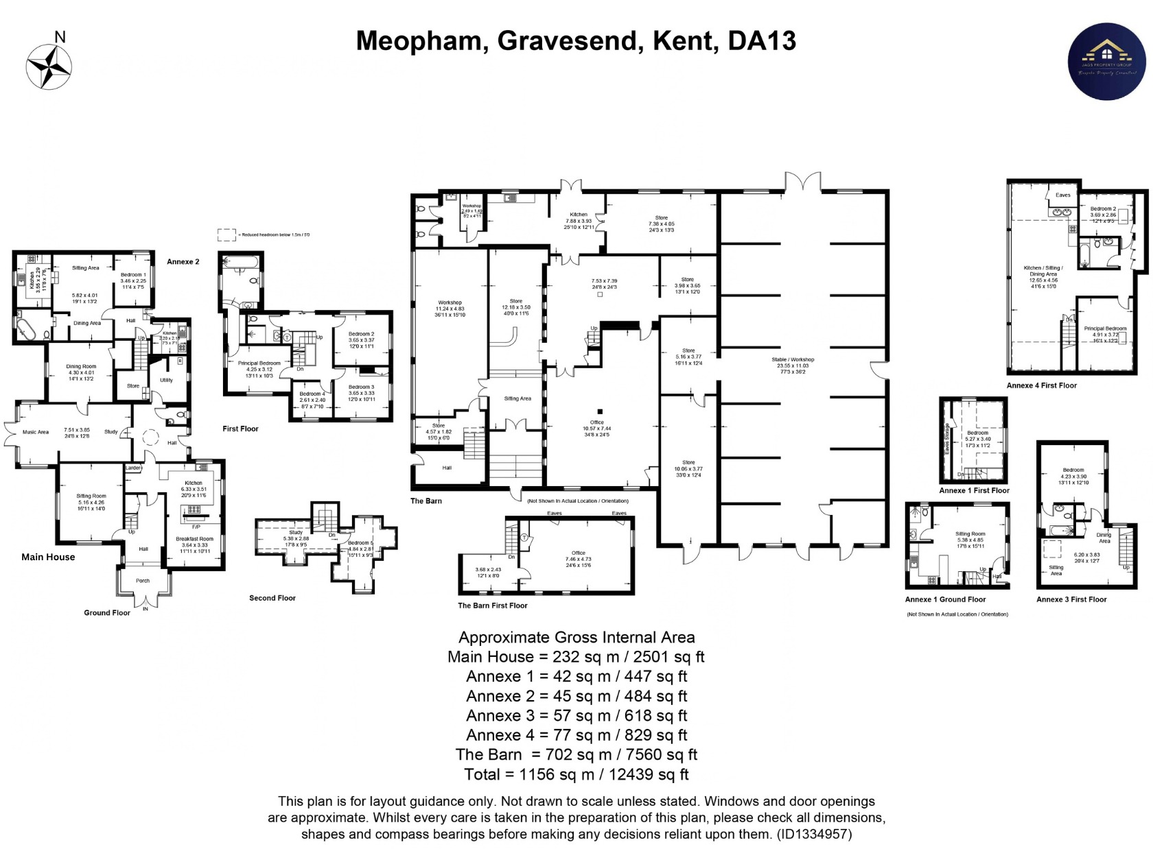 Horns Oak Farm, Horns Oak Road, Gravesend floorplan